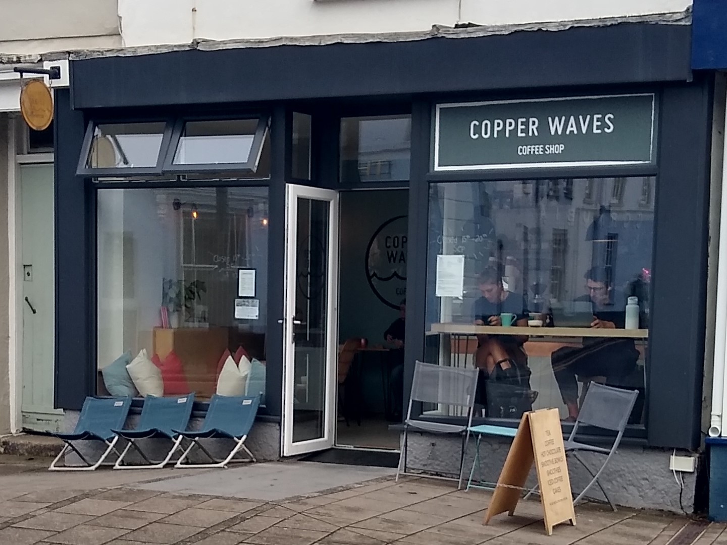 Copper Waves coffee shop