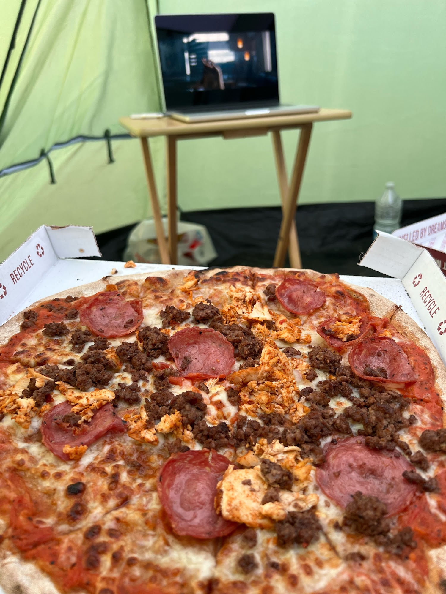 Stoned pizza