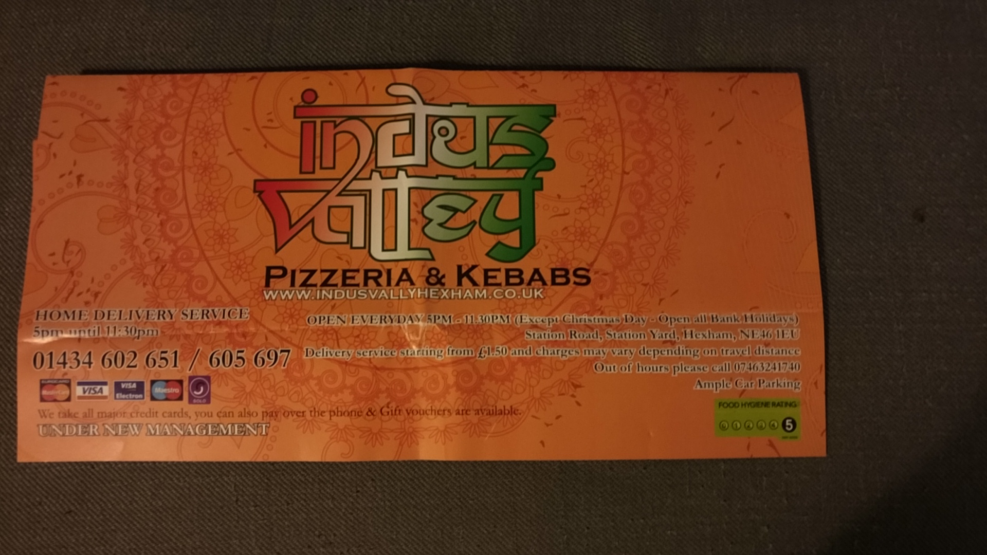 Indus Valley Indian Restaurant & Takeaway