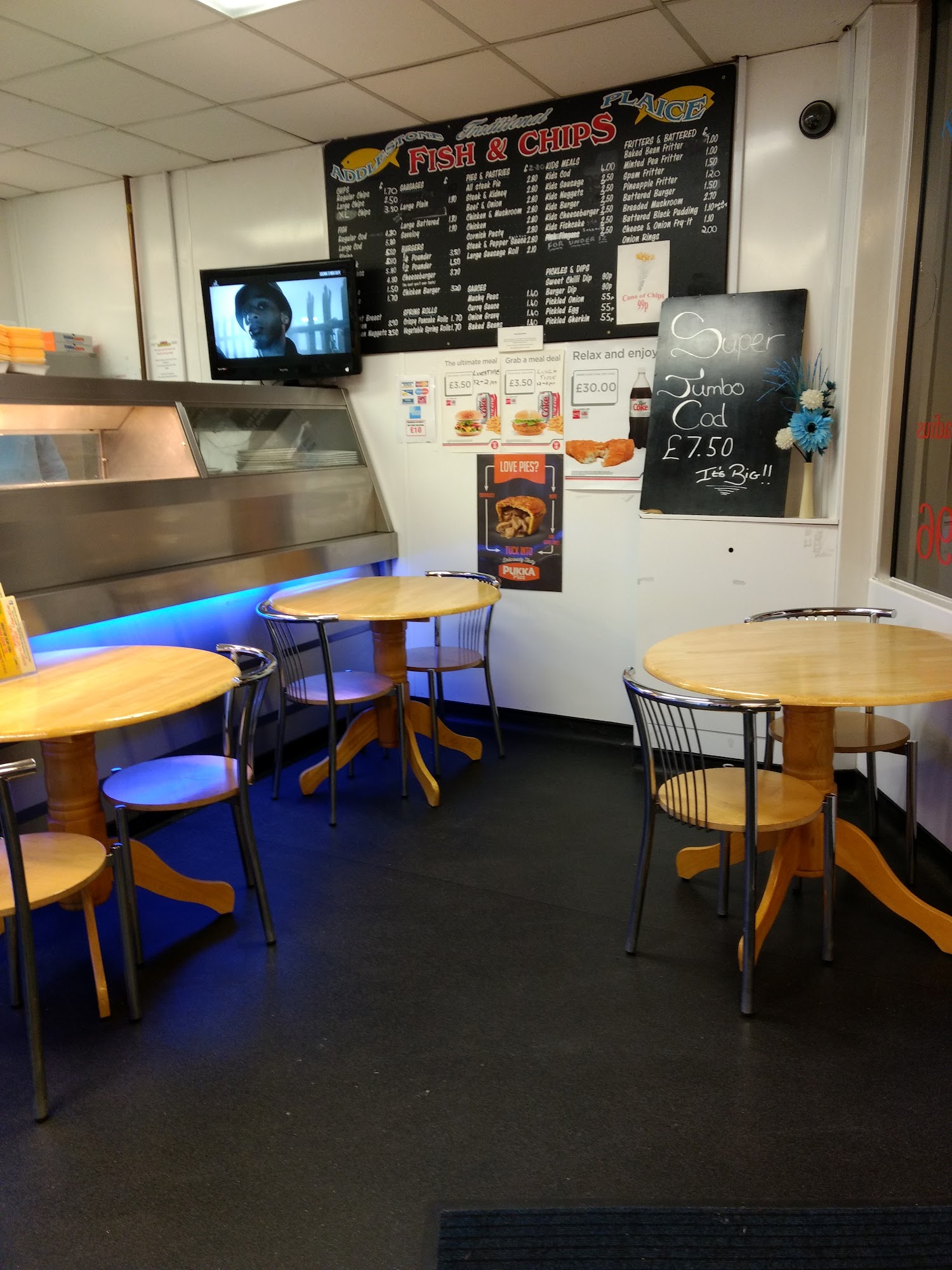 Addlestone Plaice Fish Chips Kebabs & Pizzas