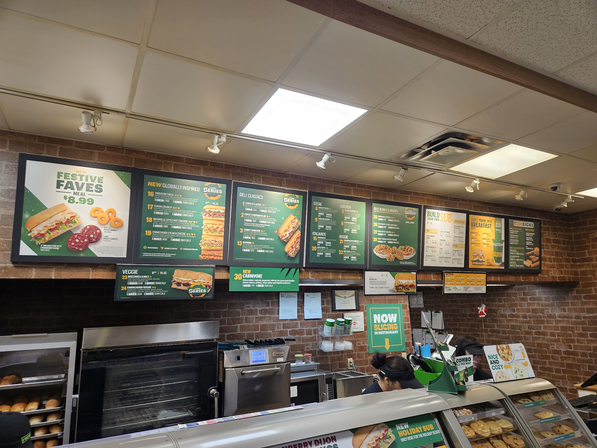 Subway Menu