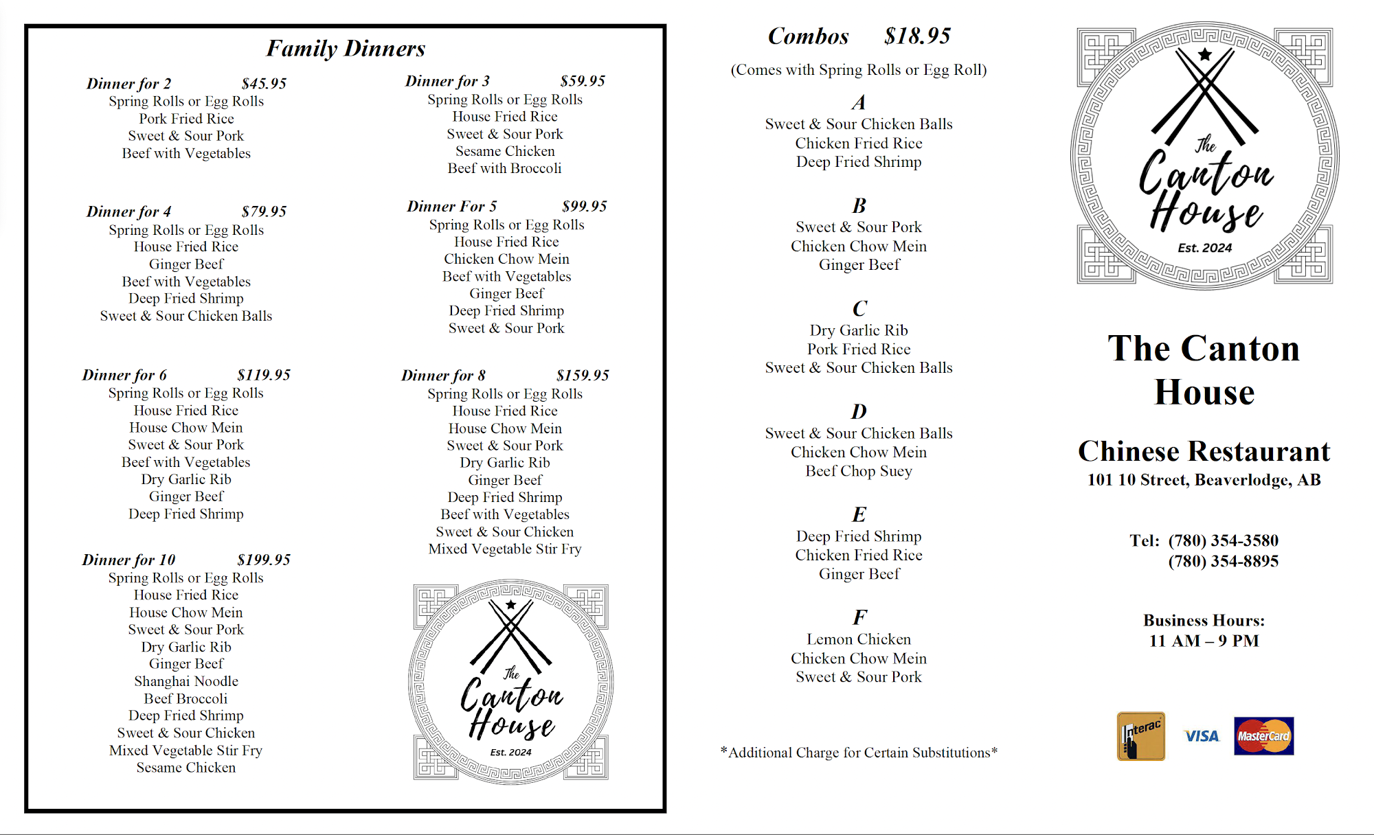 Green Pepper Cafe Menu