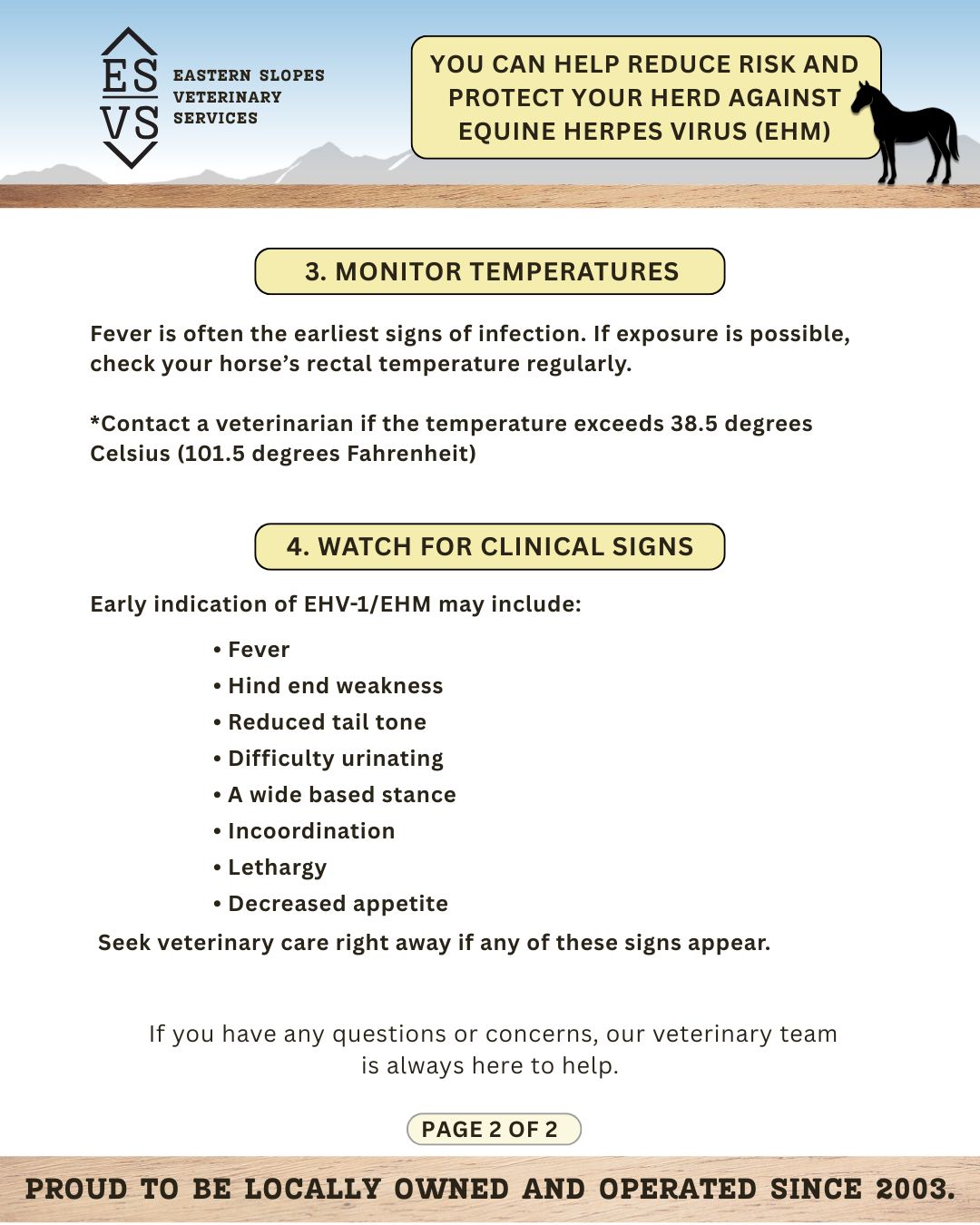 Eastern Slopes Veterinary Services Black Diamond