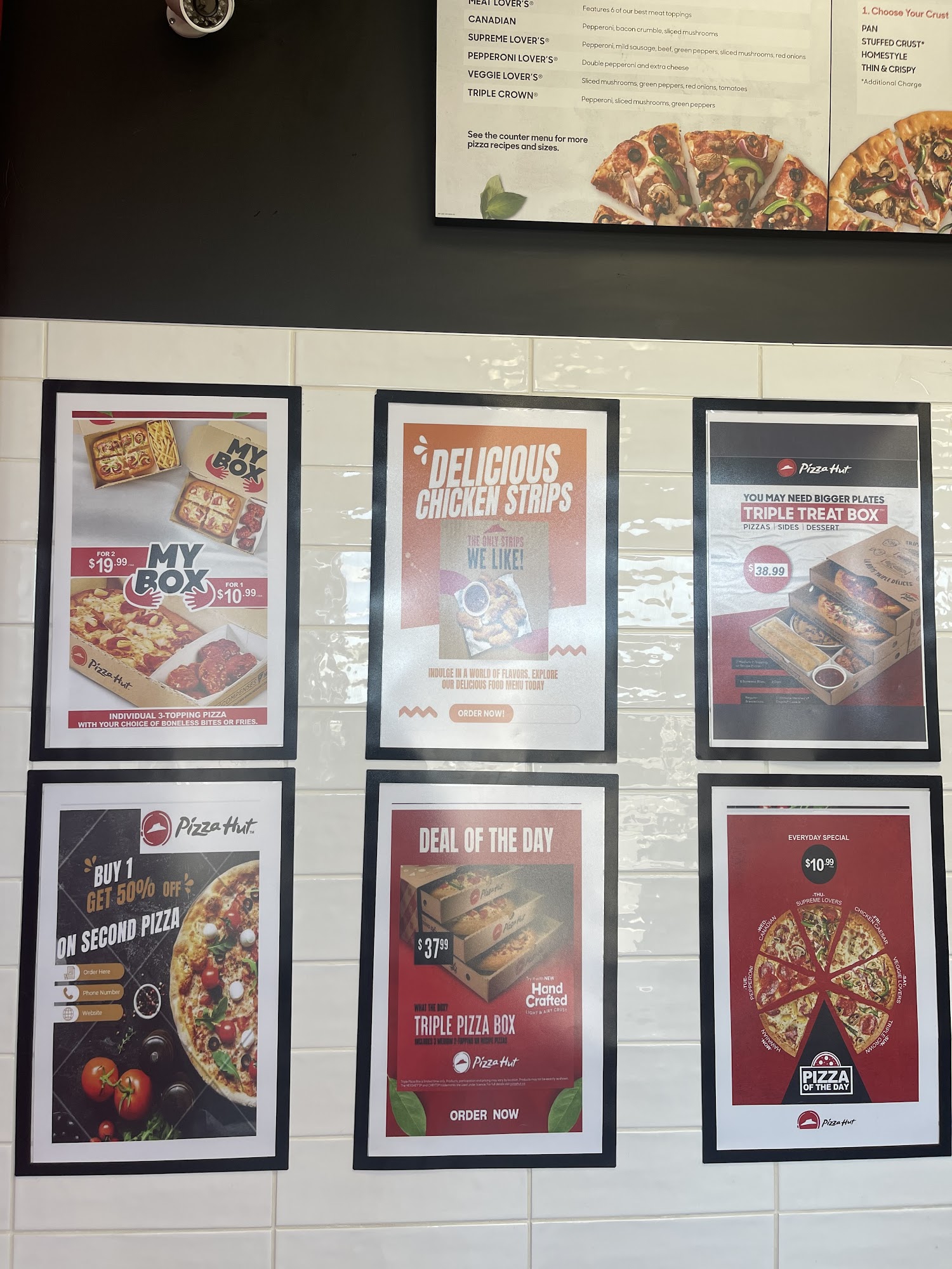 Pizza Hut Menu