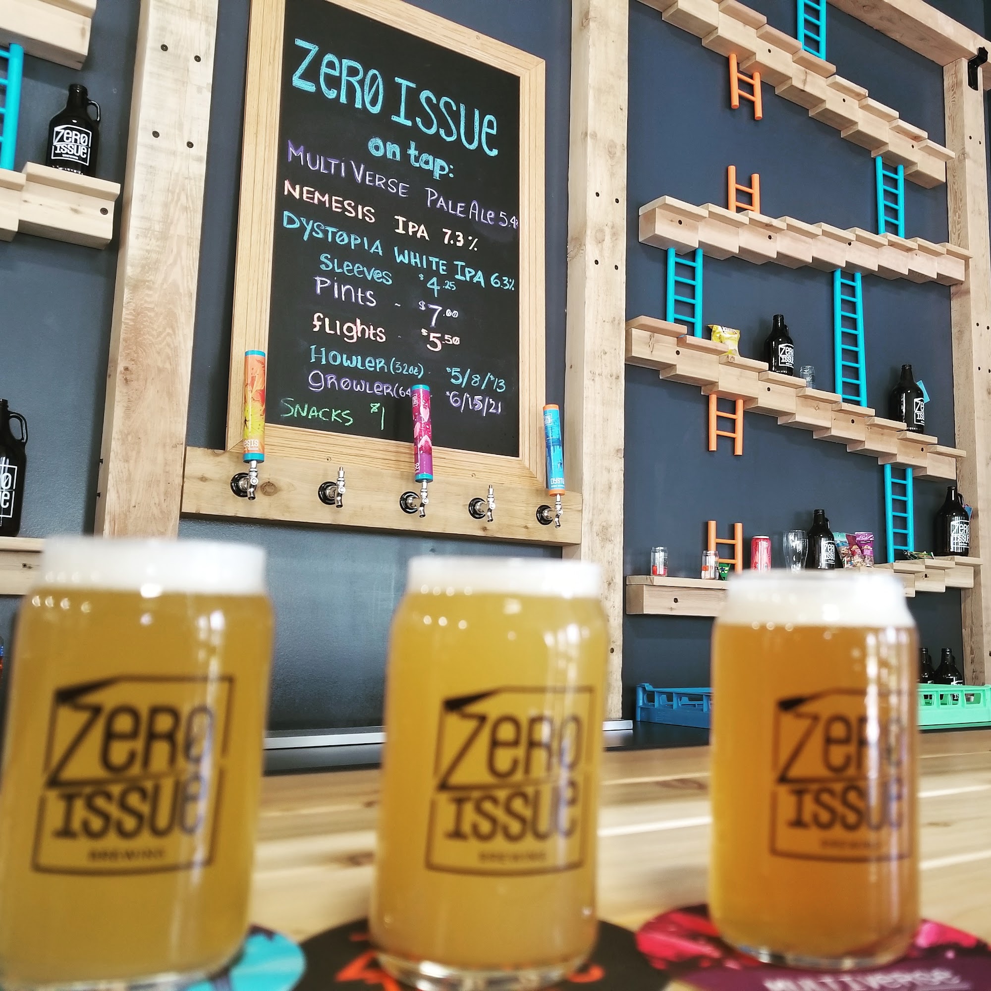 Zero Issue Brewing Menu