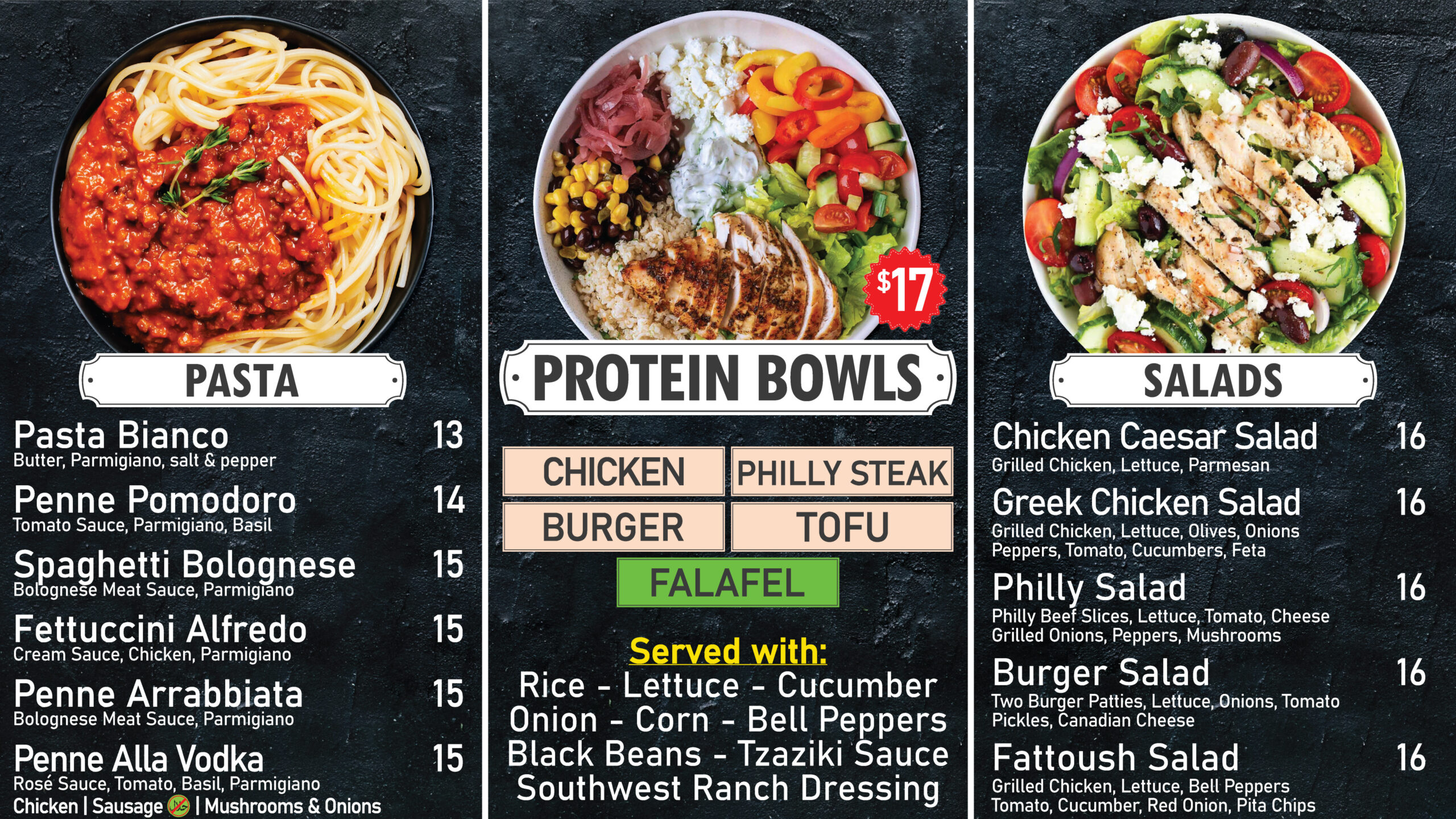 Marcello's Market and Deli Menu