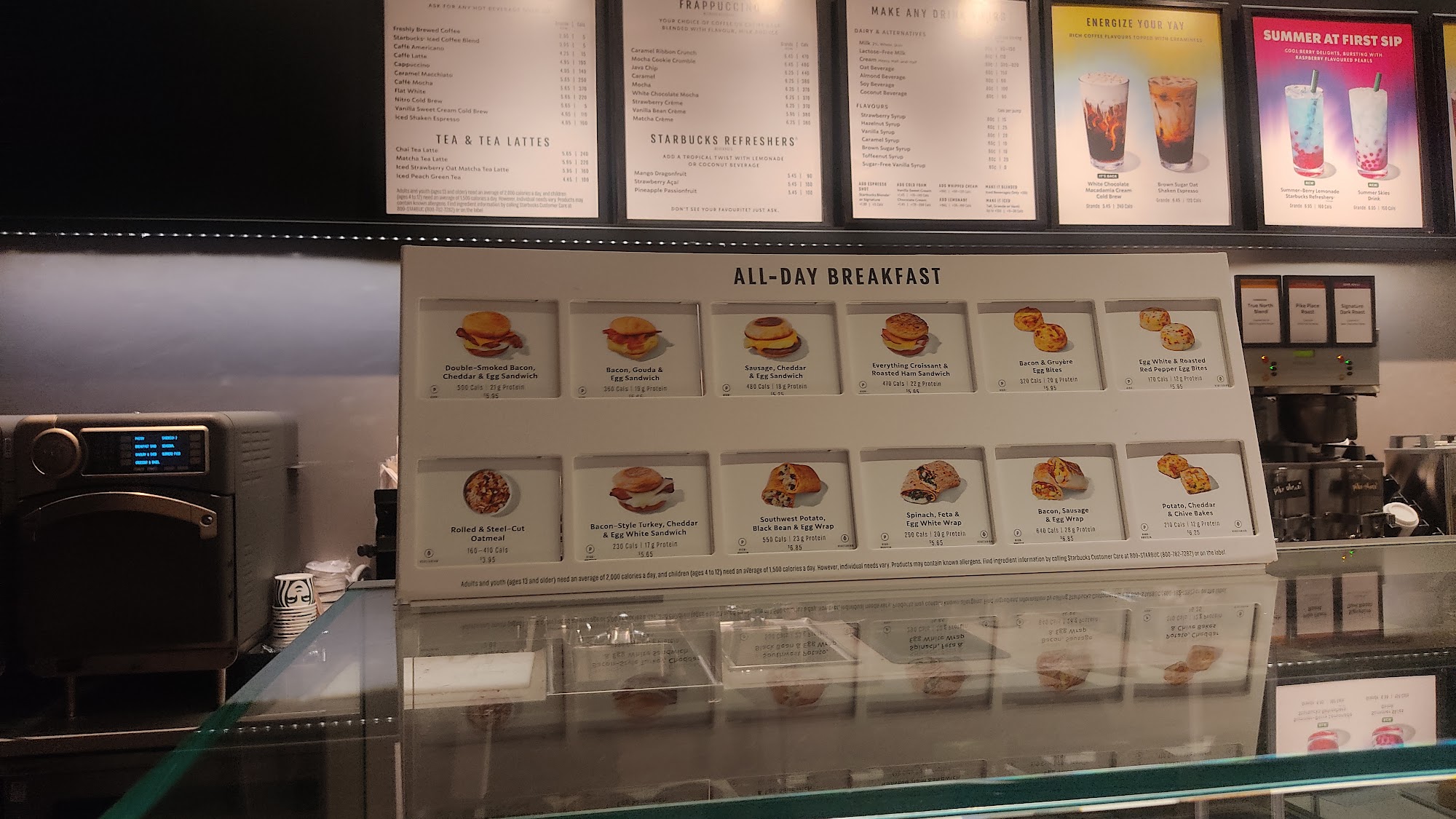 Starbucks Menu