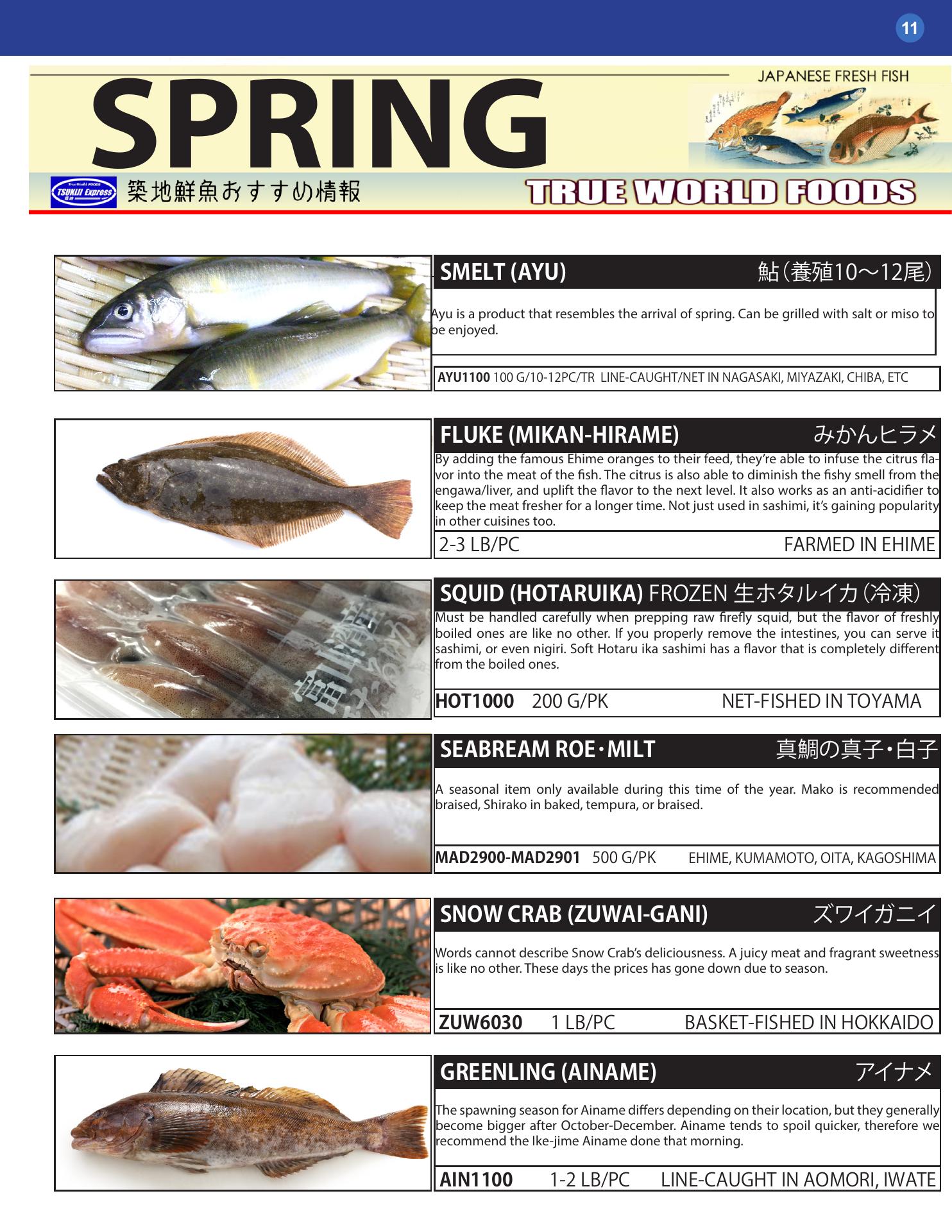 True World Foods-Calgary Menu