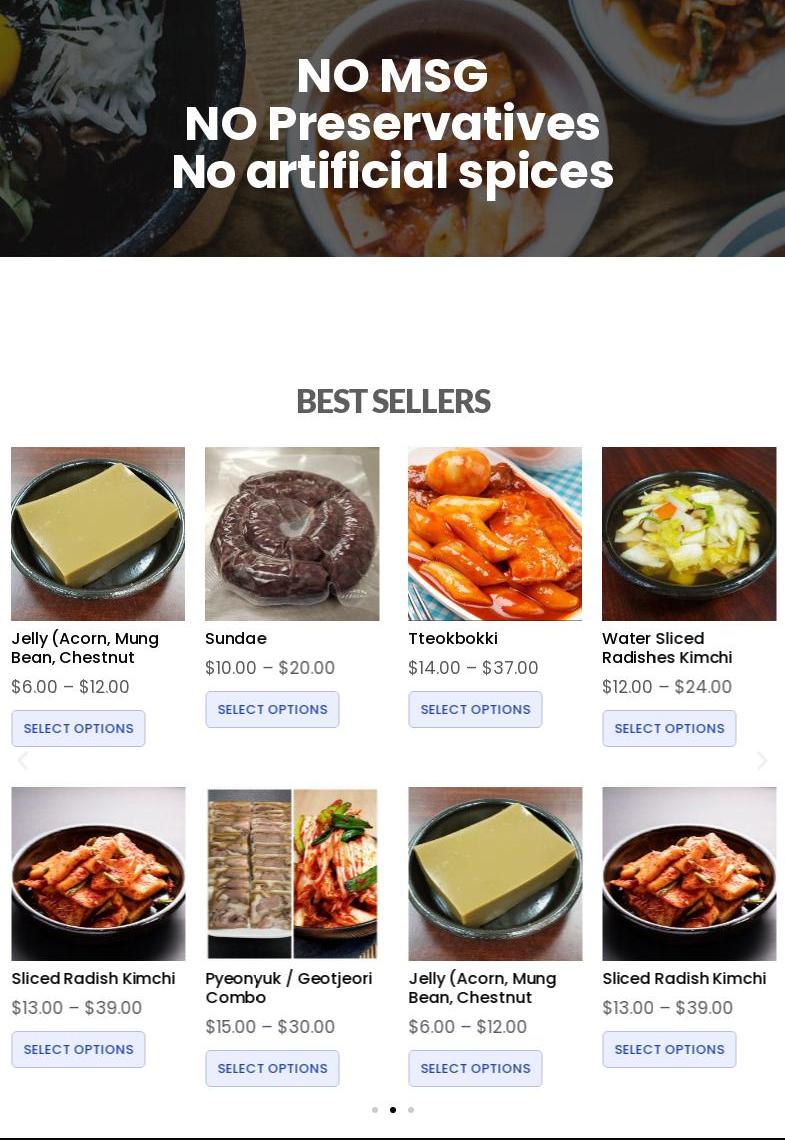 Jamie's Kitchen Menu