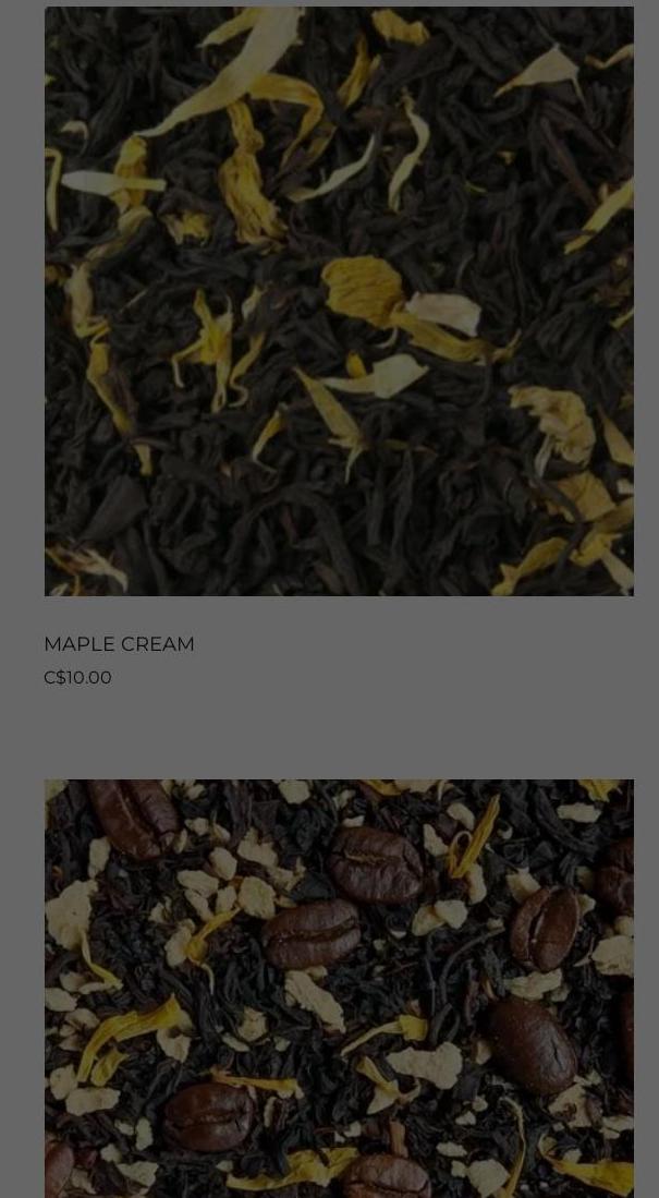 Totalitea The Tea Boutique Menu