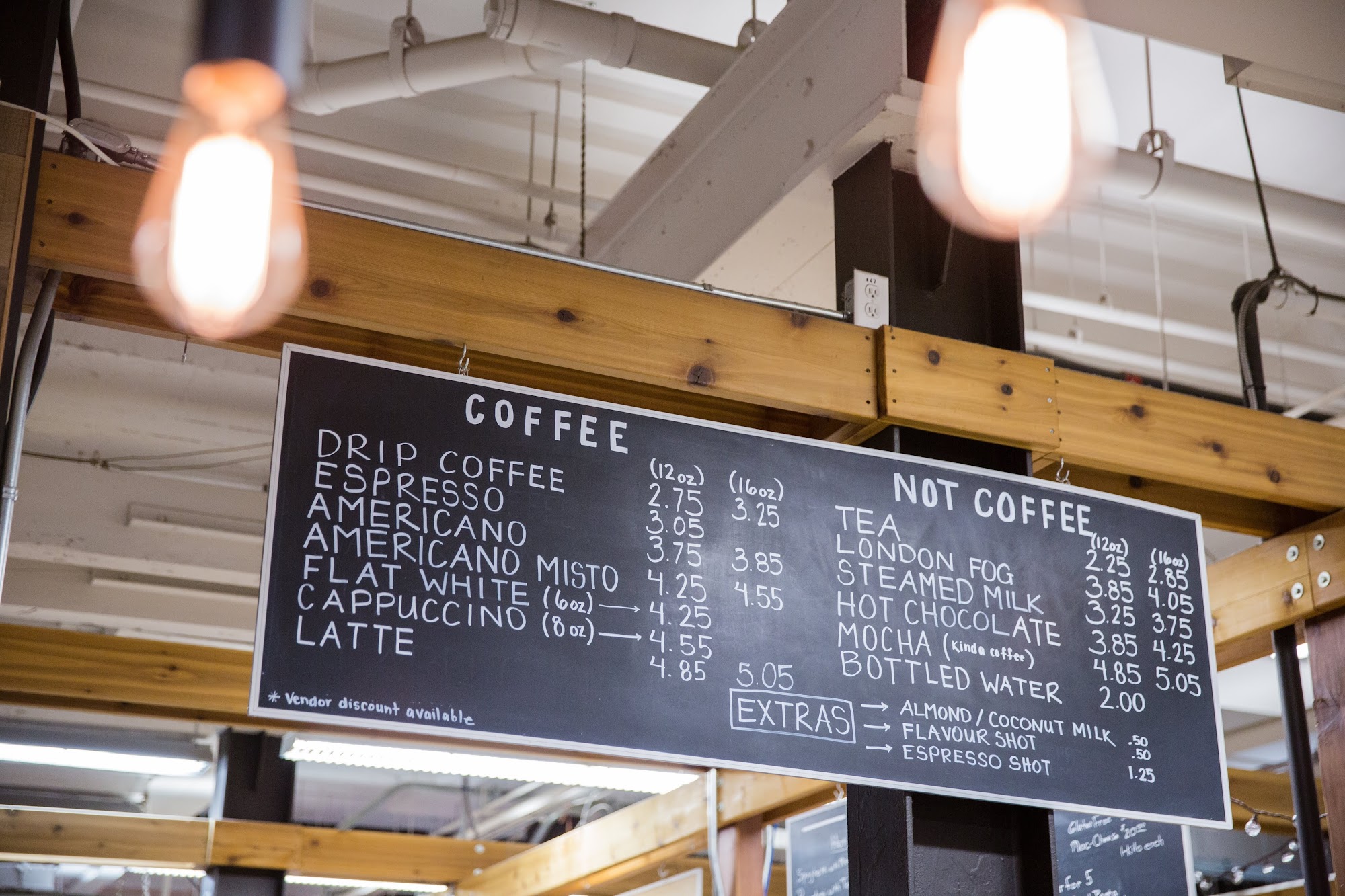 Good Trade Coffee Company Menu