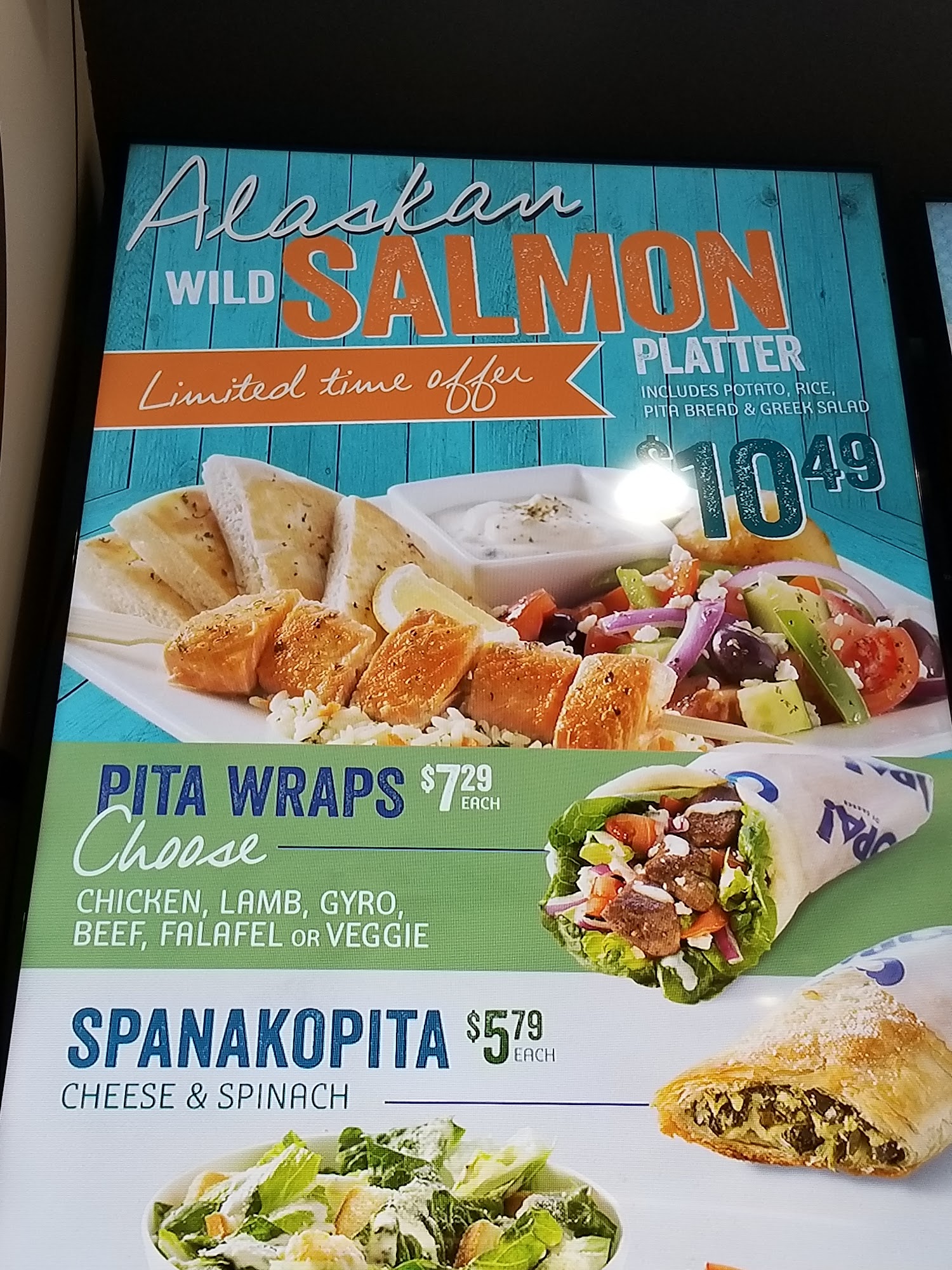 OPA! of Greece Edmonton City Centre Menu