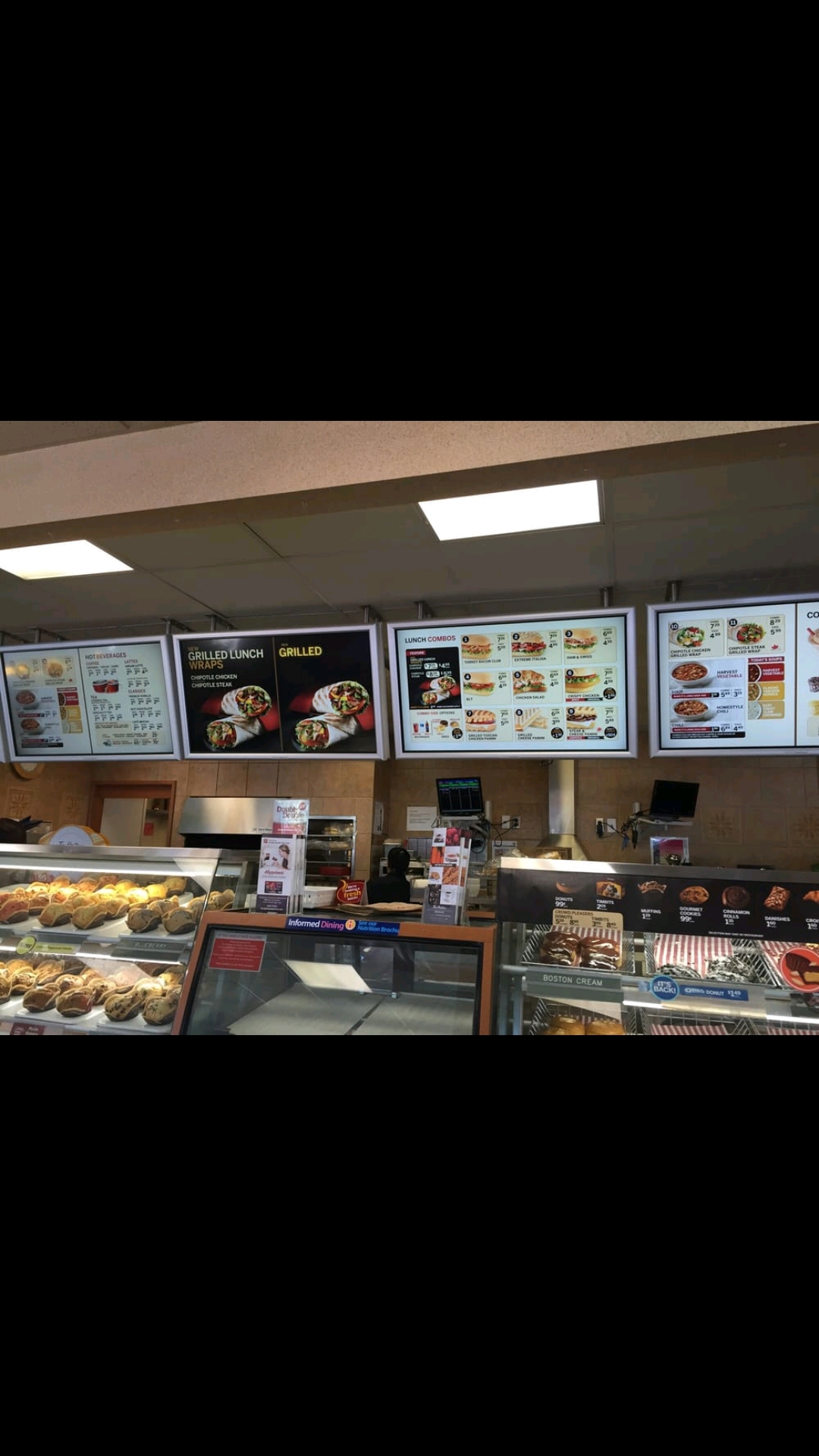 Tim Hortons Menu