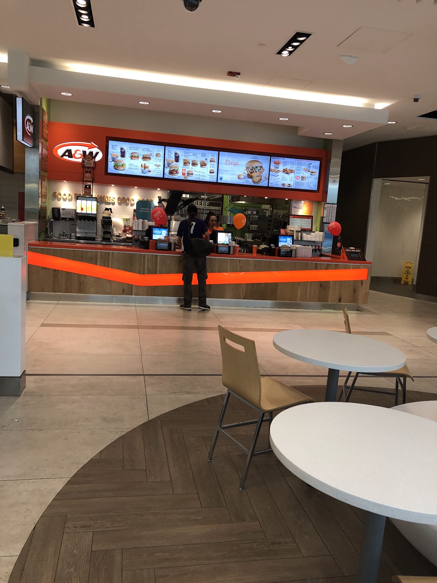 A&W Canada Menu