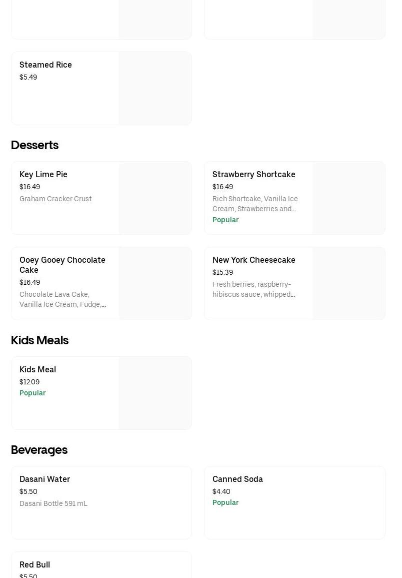 Orleans BBQ Chicken Menu