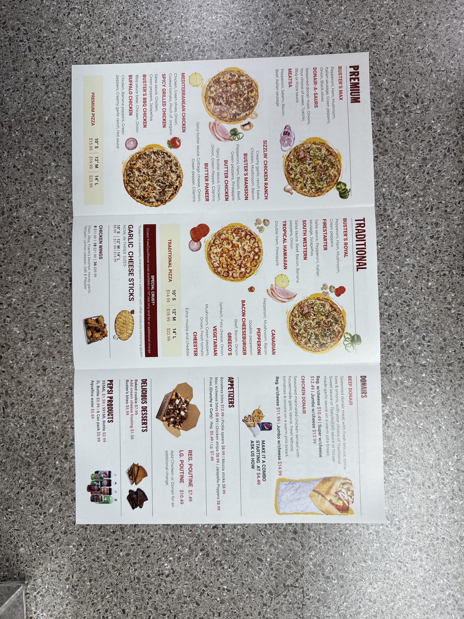 2 for 1 Family pizza ???? Jasper Ave Menu