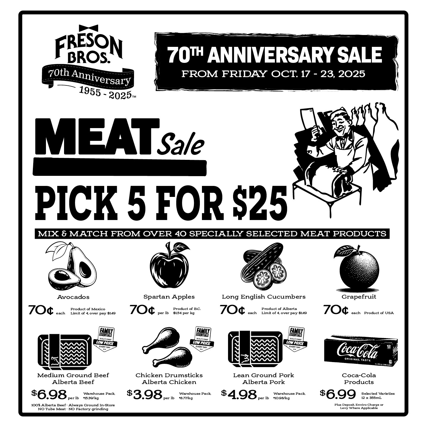 Freson Bros. Kitchens Menu