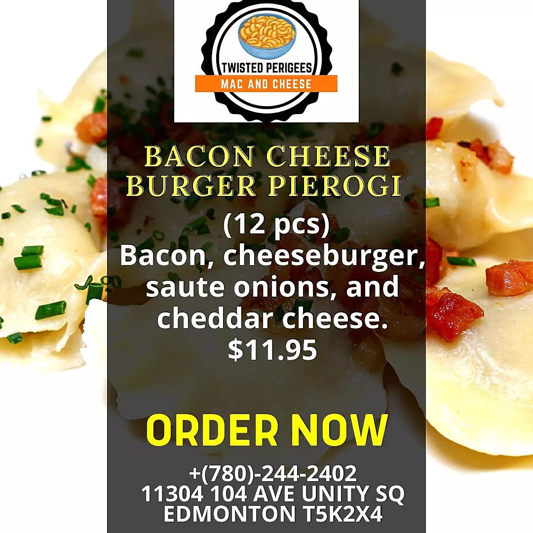 Twisted Perogies Menu