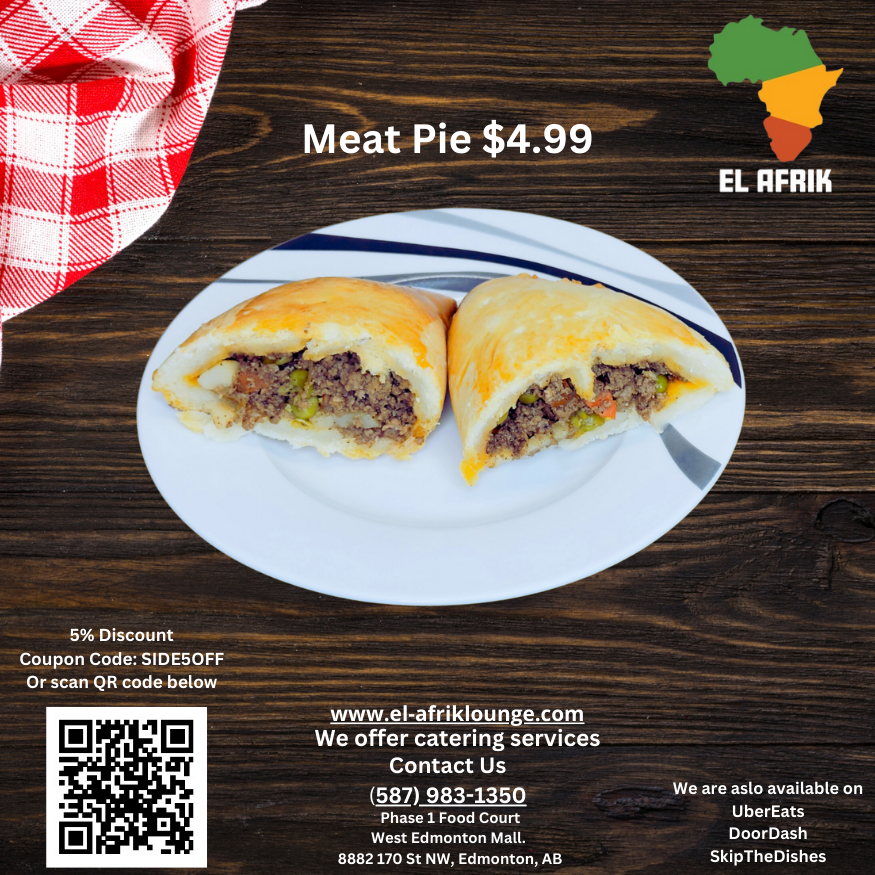 El Afrik Lounge Menu