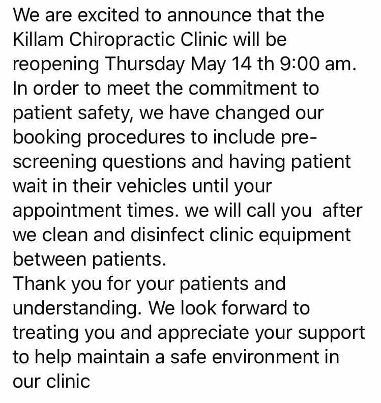 Killam Chiropractic Clinic