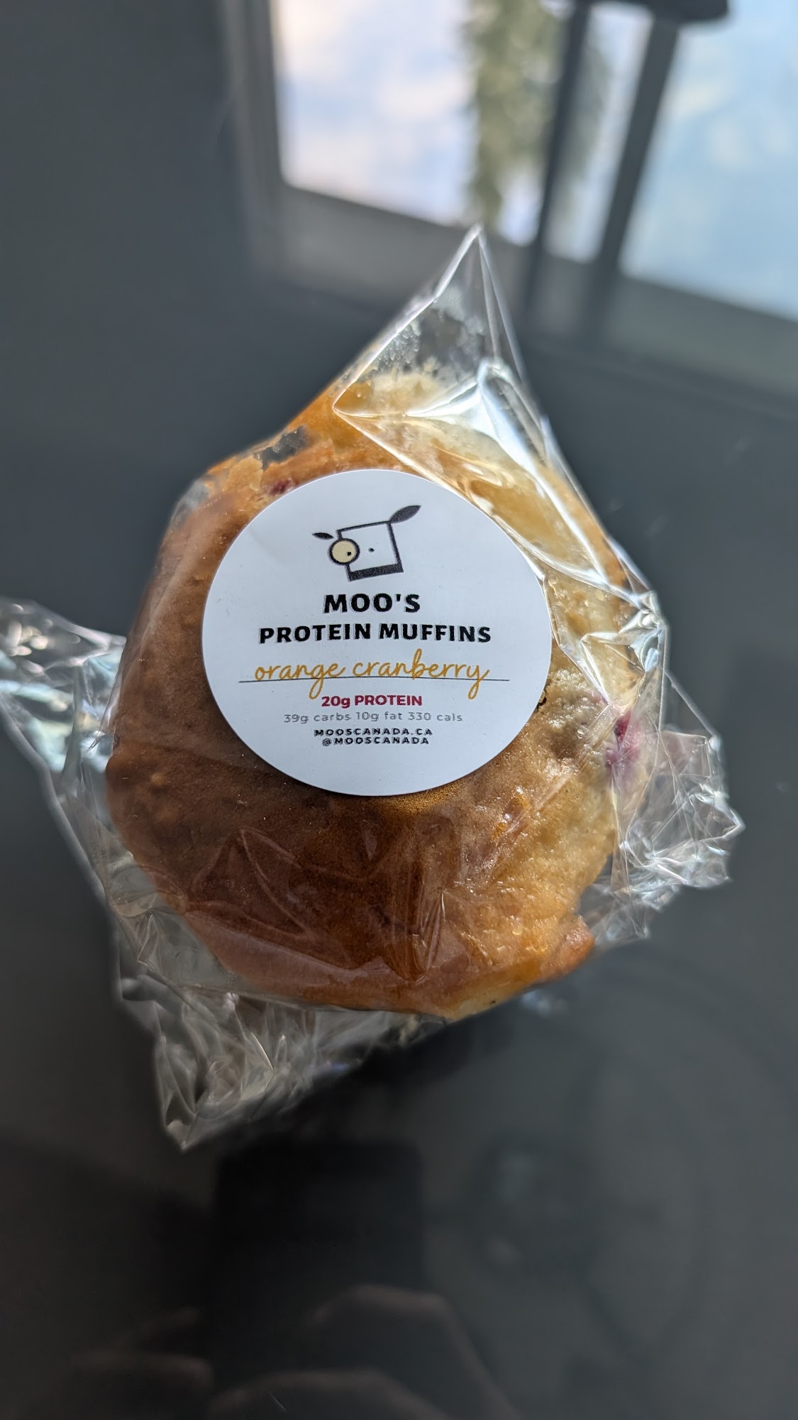 Moo's Protein Muffin Menu