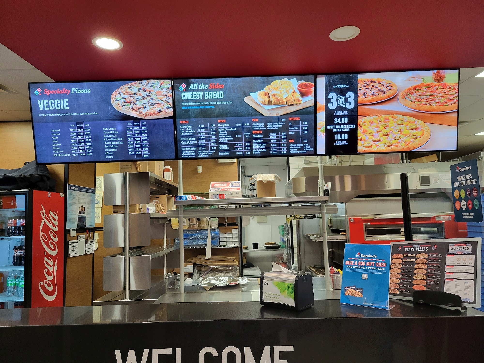 Domino's Pizza Menu