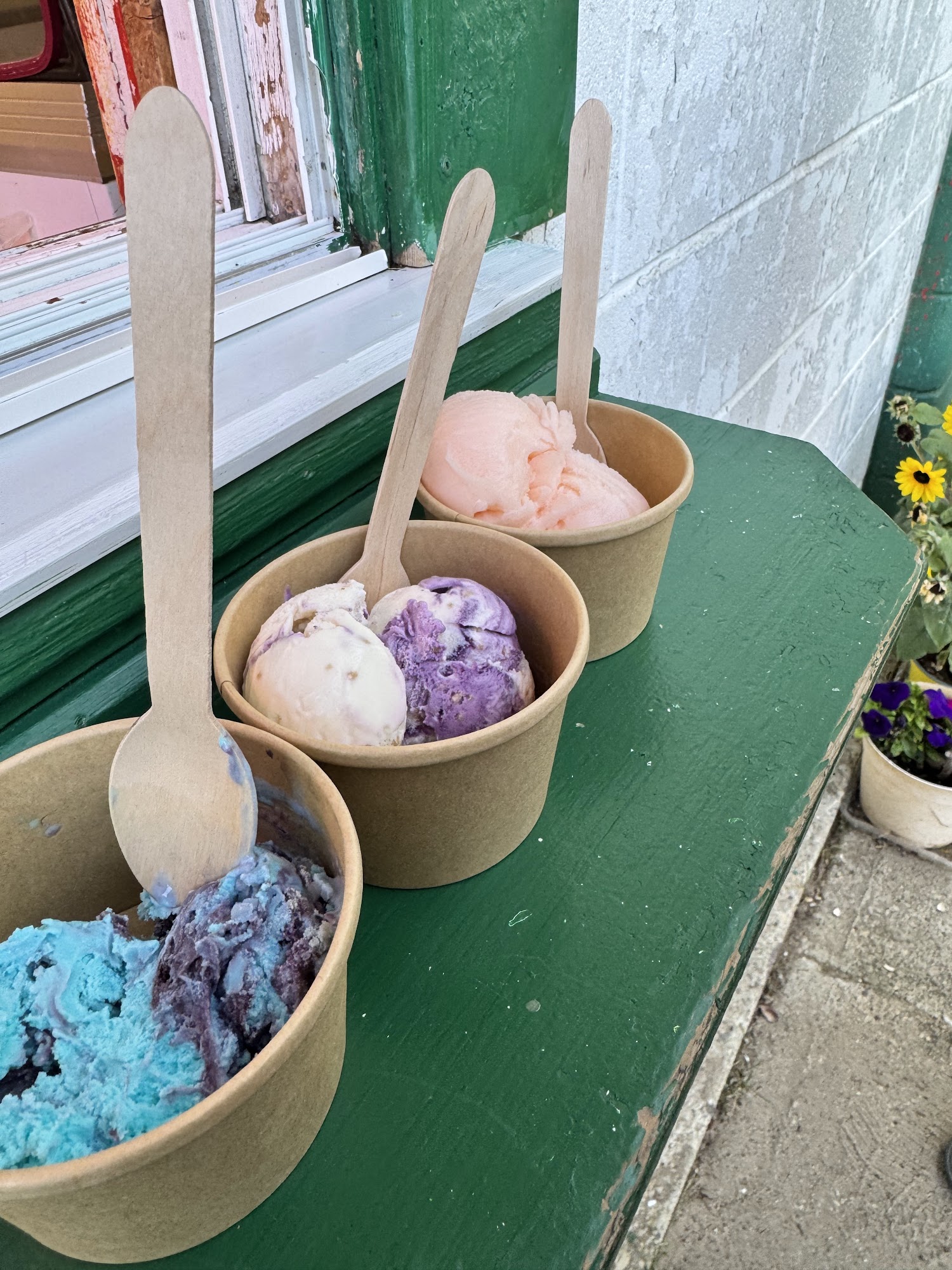 Pier 6 Ice Cream Menu