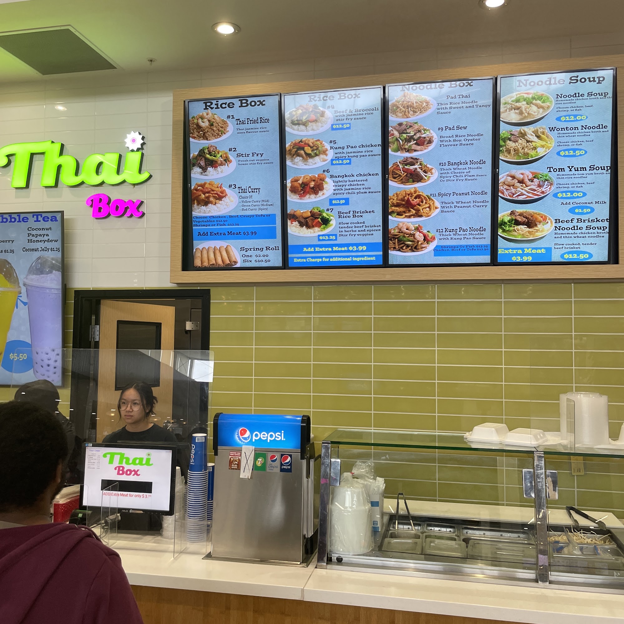 thai box Menu