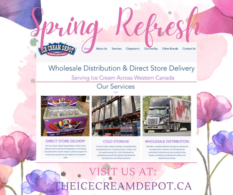The Ice Cream Depot Menu