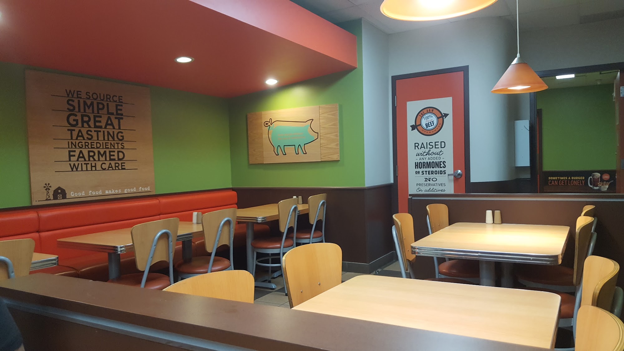 A&W Canada Menu