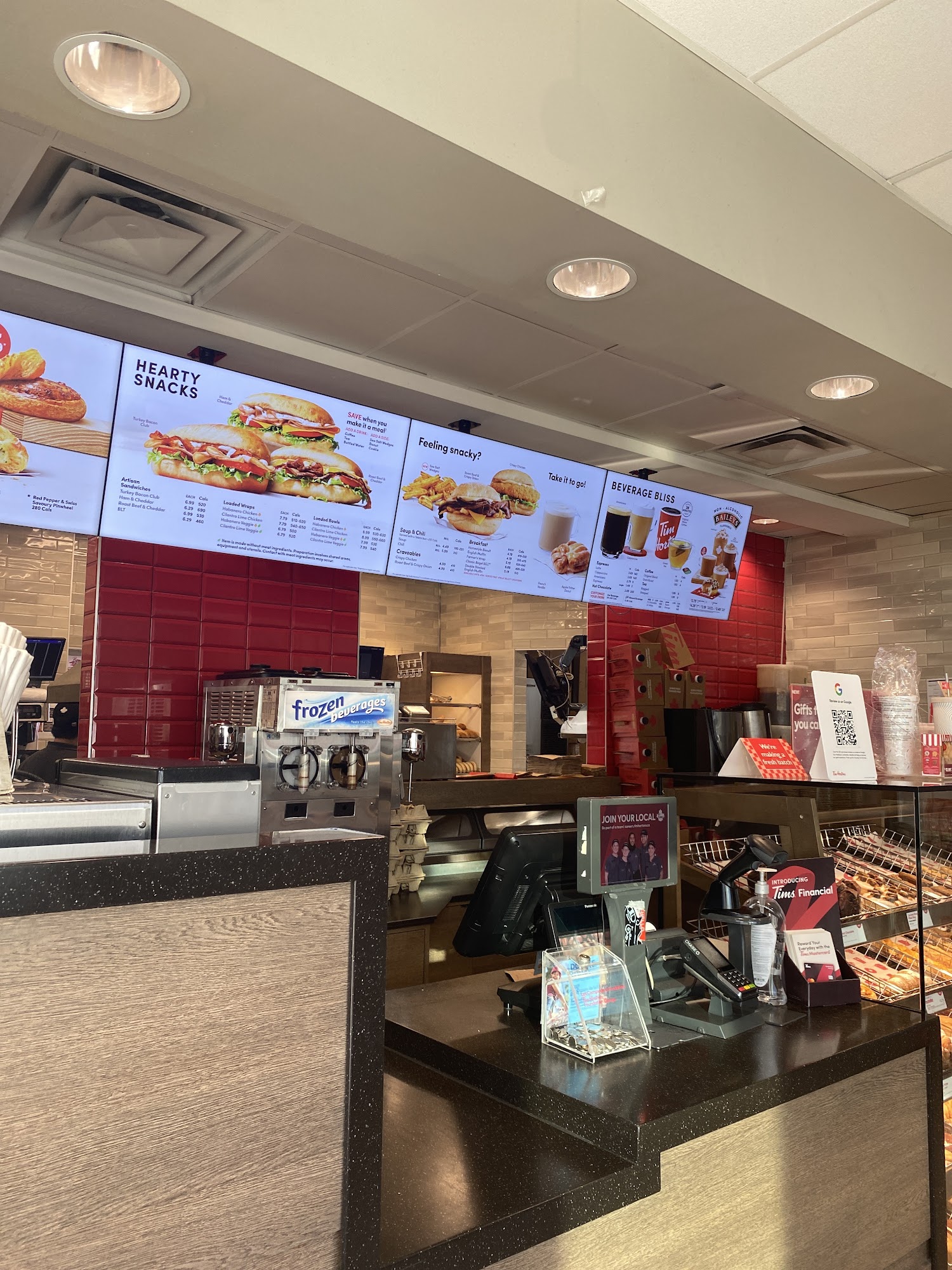 Tim Hortons Menu