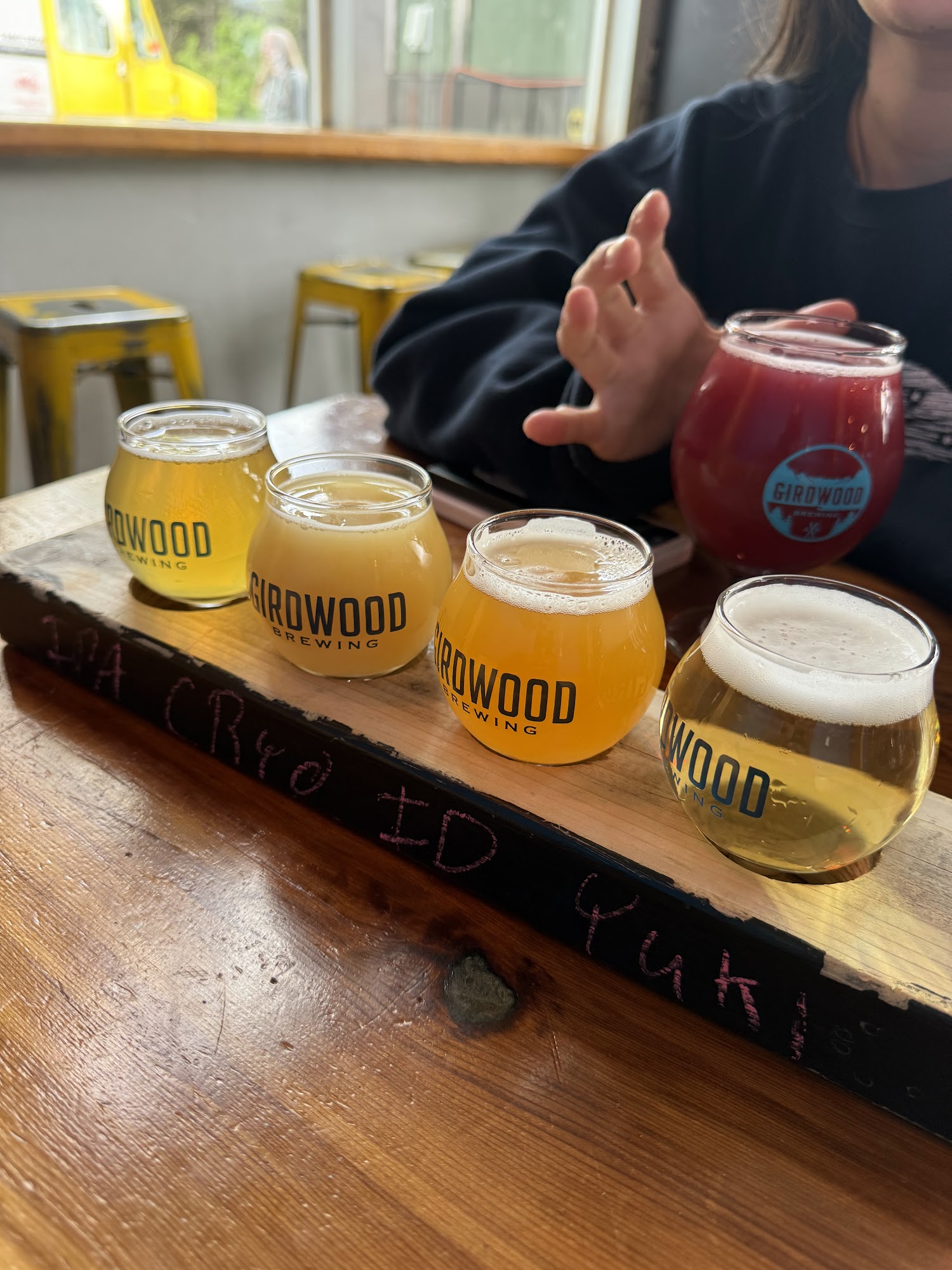 Girdwood Brewing Company Menu