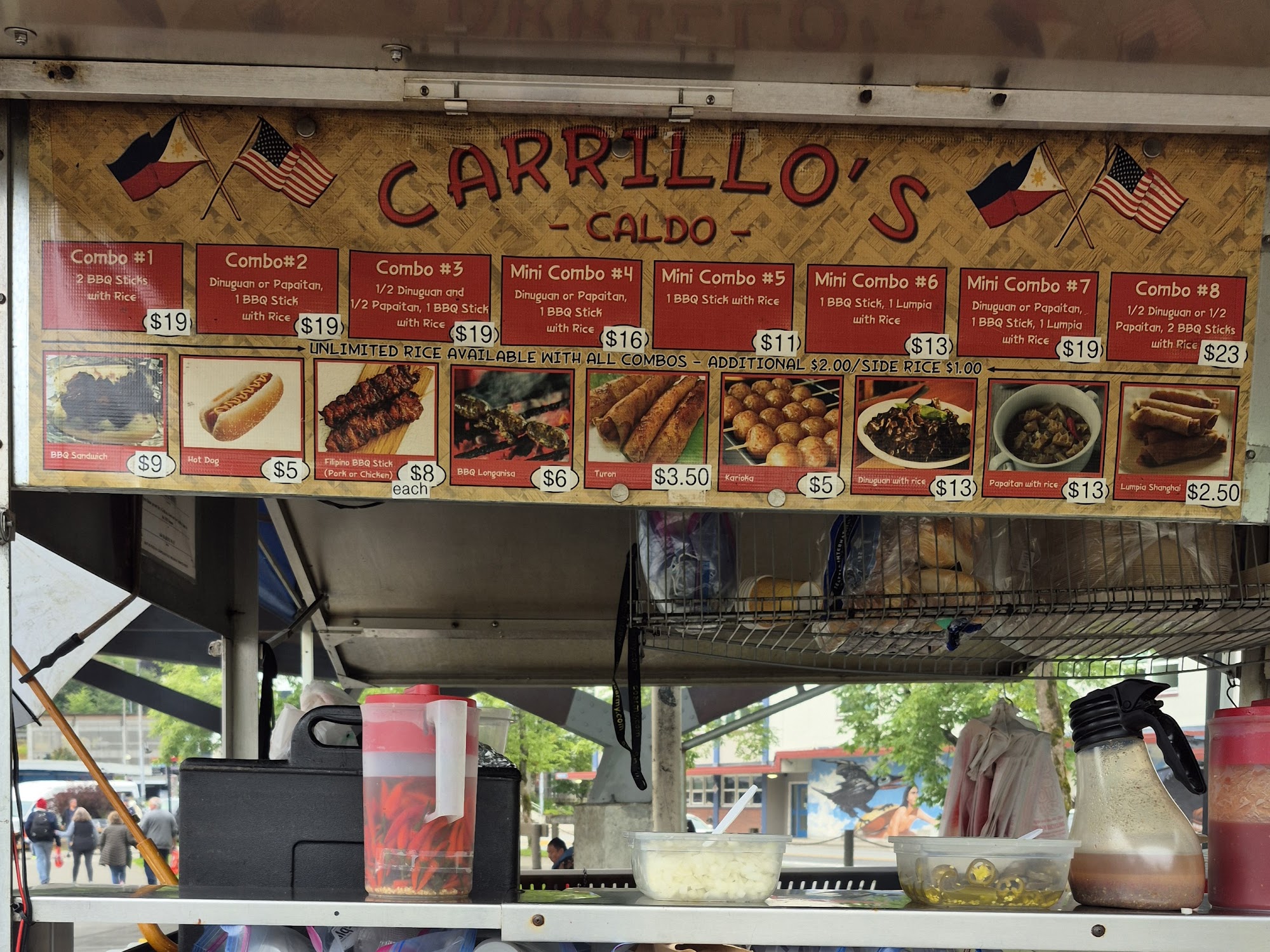 Carillo’s Caldo Menu