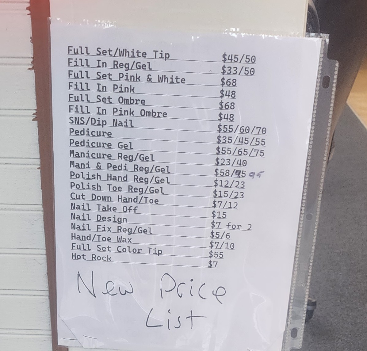 Delicious Bakery Menu