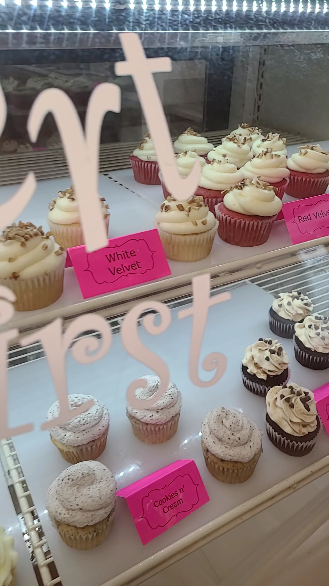 Just A Little Frosting Menu