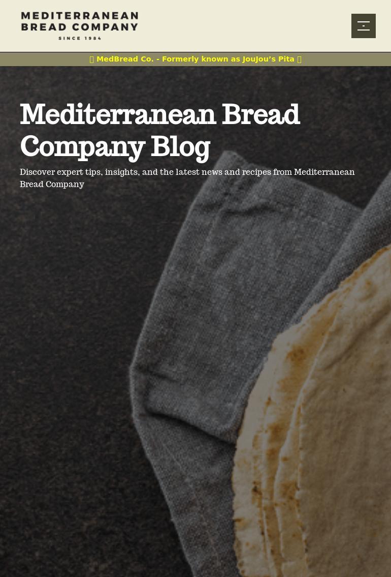 Joujou's Pita Bakery & Import Menu