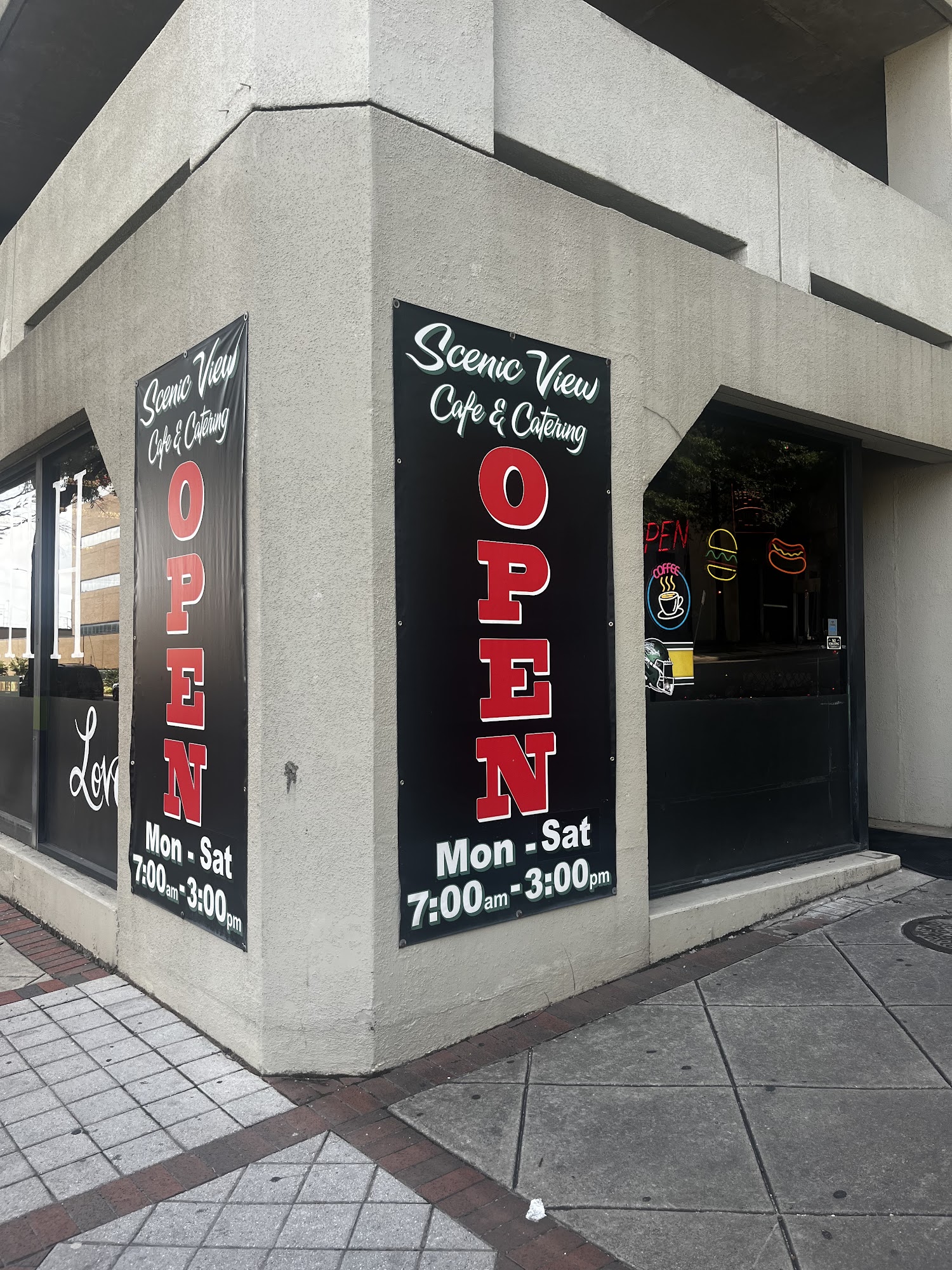 Scenic View Cafe Menu