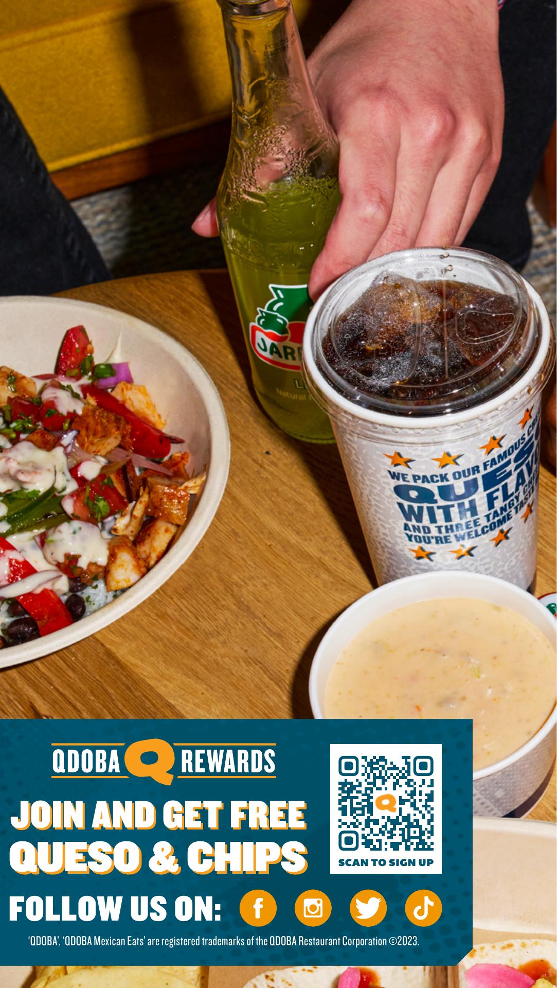 QDOBA Mexican Eats Menu