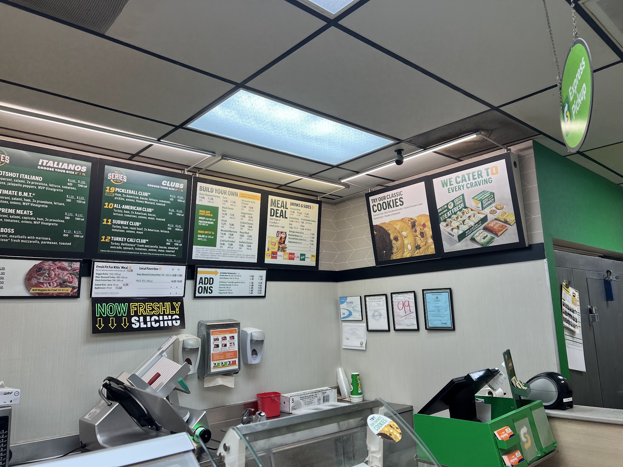 Subway Menu