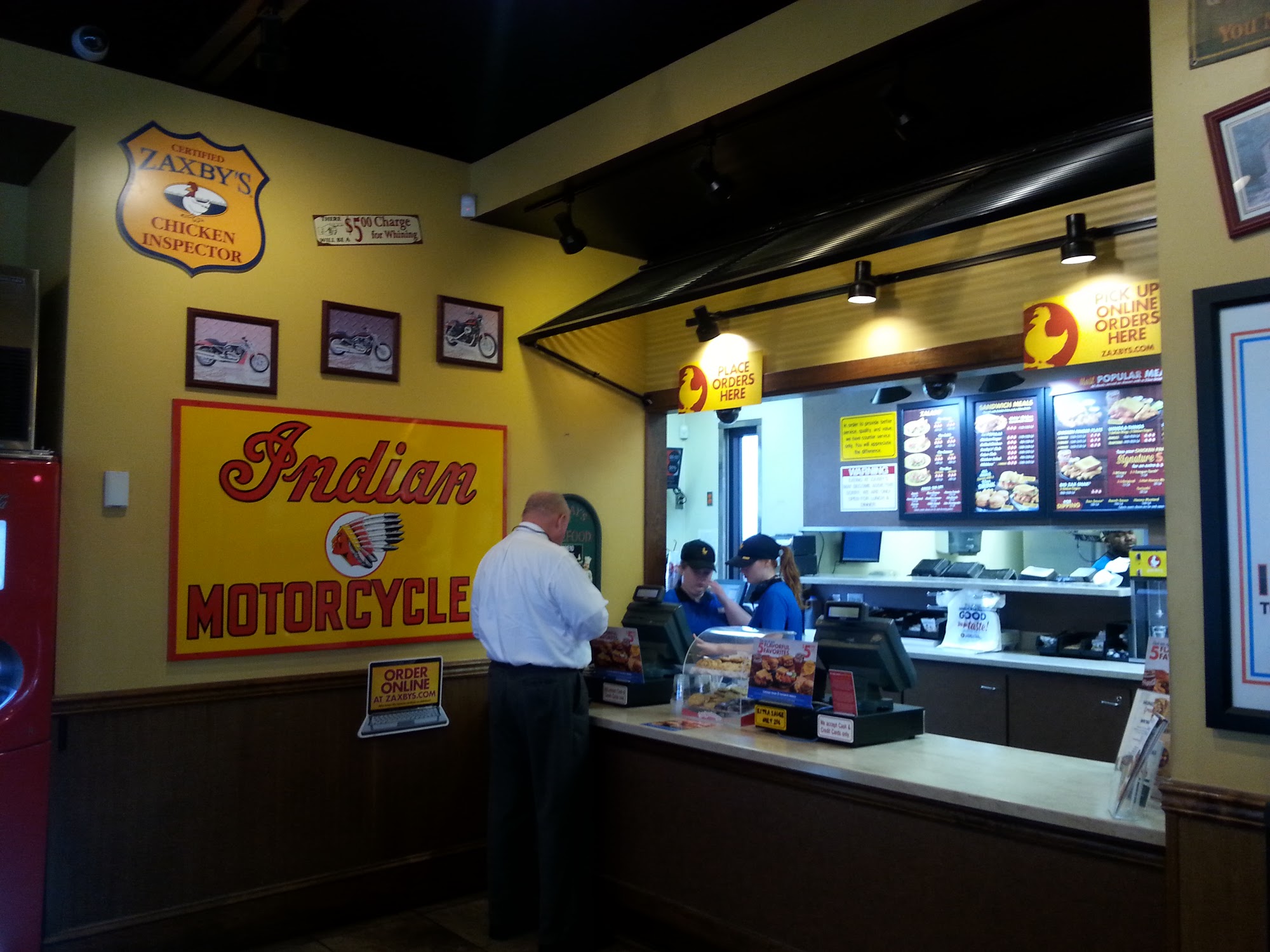 Zaxby's Chicken Fingers & Buffalo Wings Menu