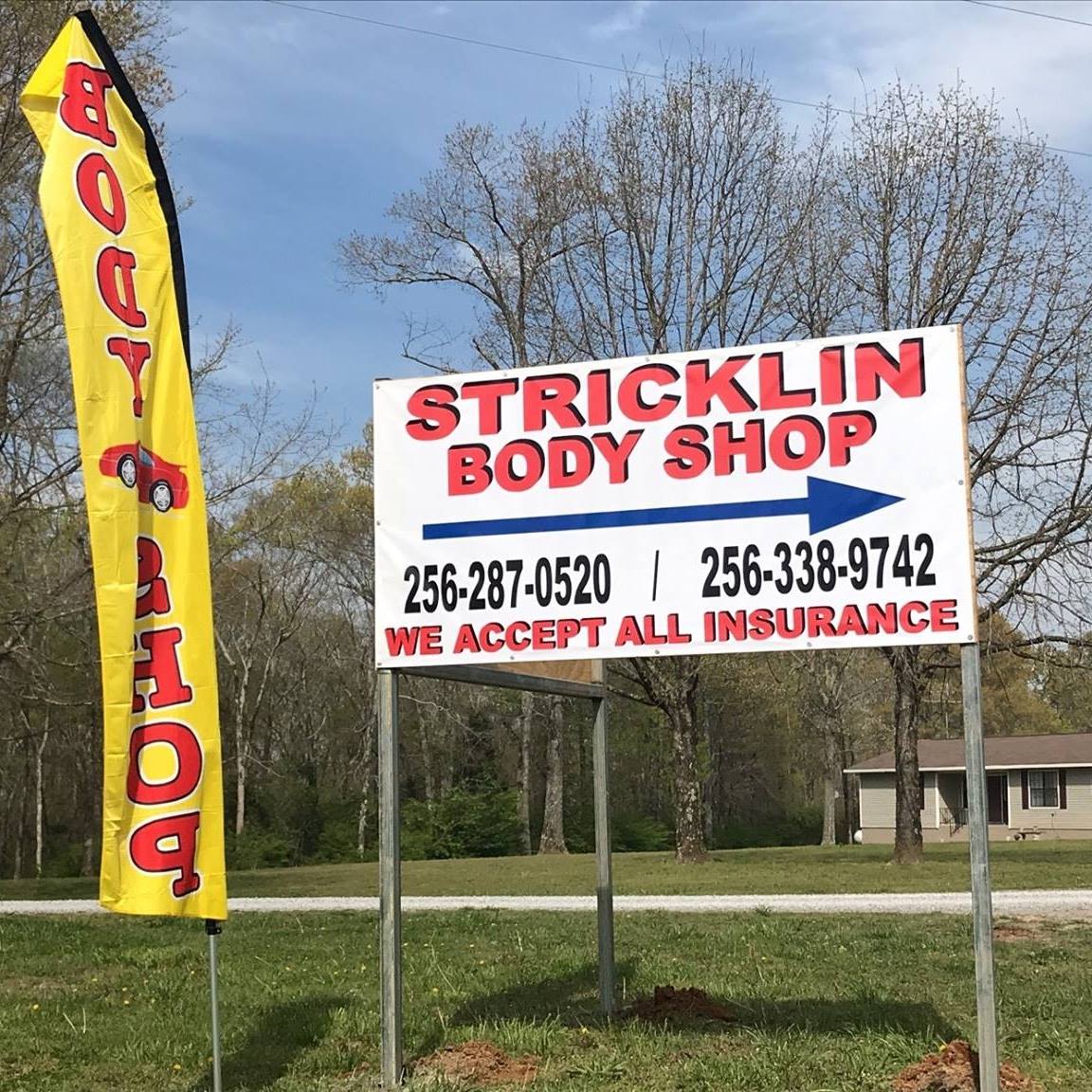 Strickland body shop Cullman