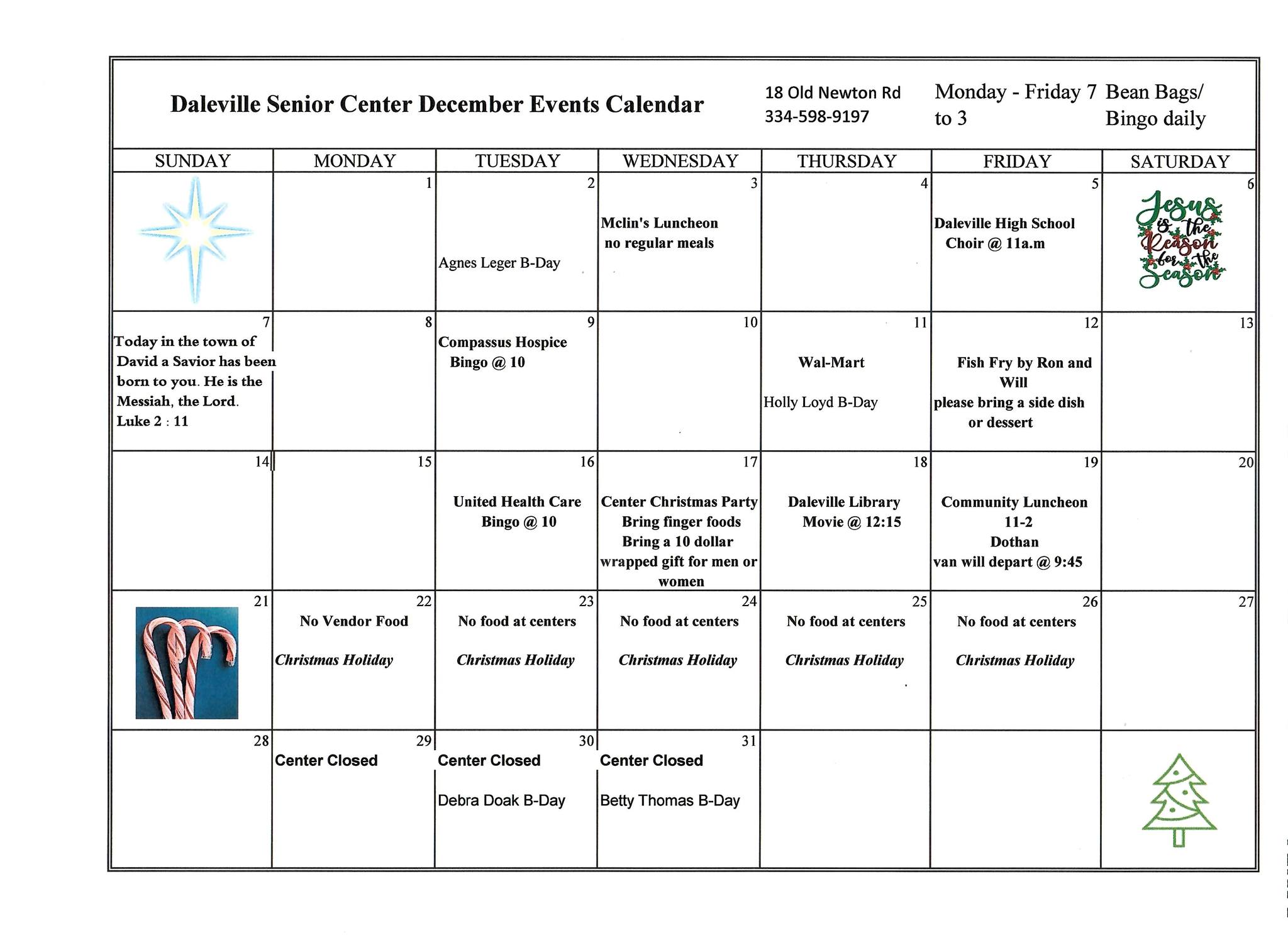 Daleville Senior Citizen Center Daleville