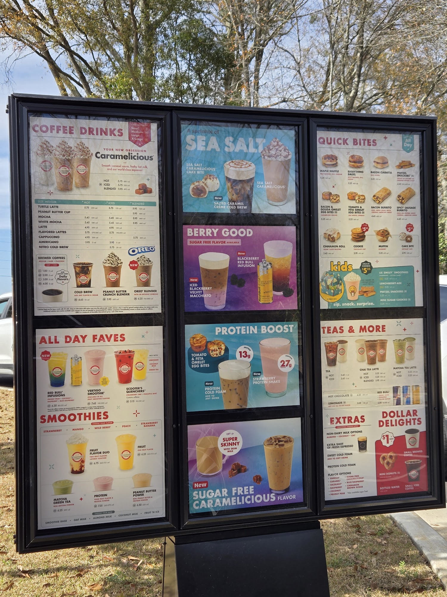 Scooter's Coffee Menu