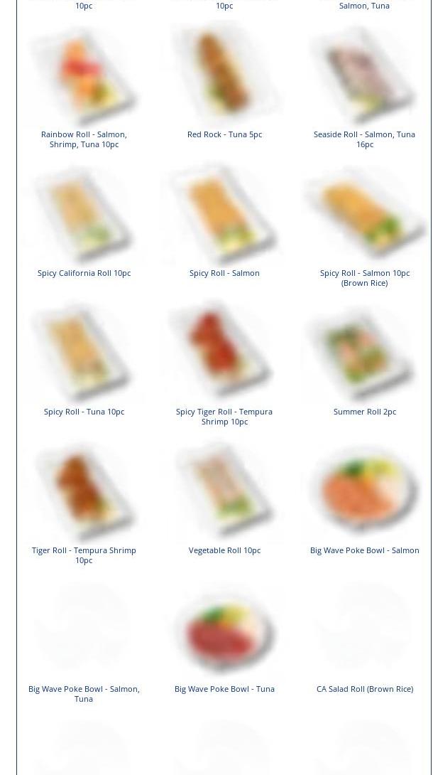 ZENSHI Handcrafted Sushi Menu