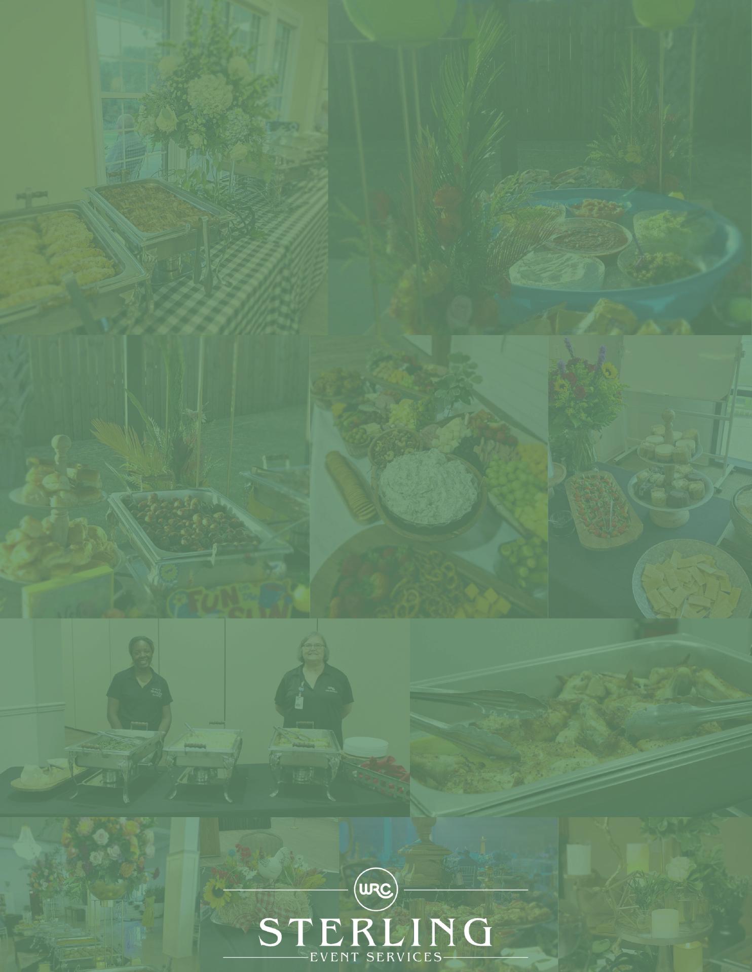 Sterling Event Services Menu