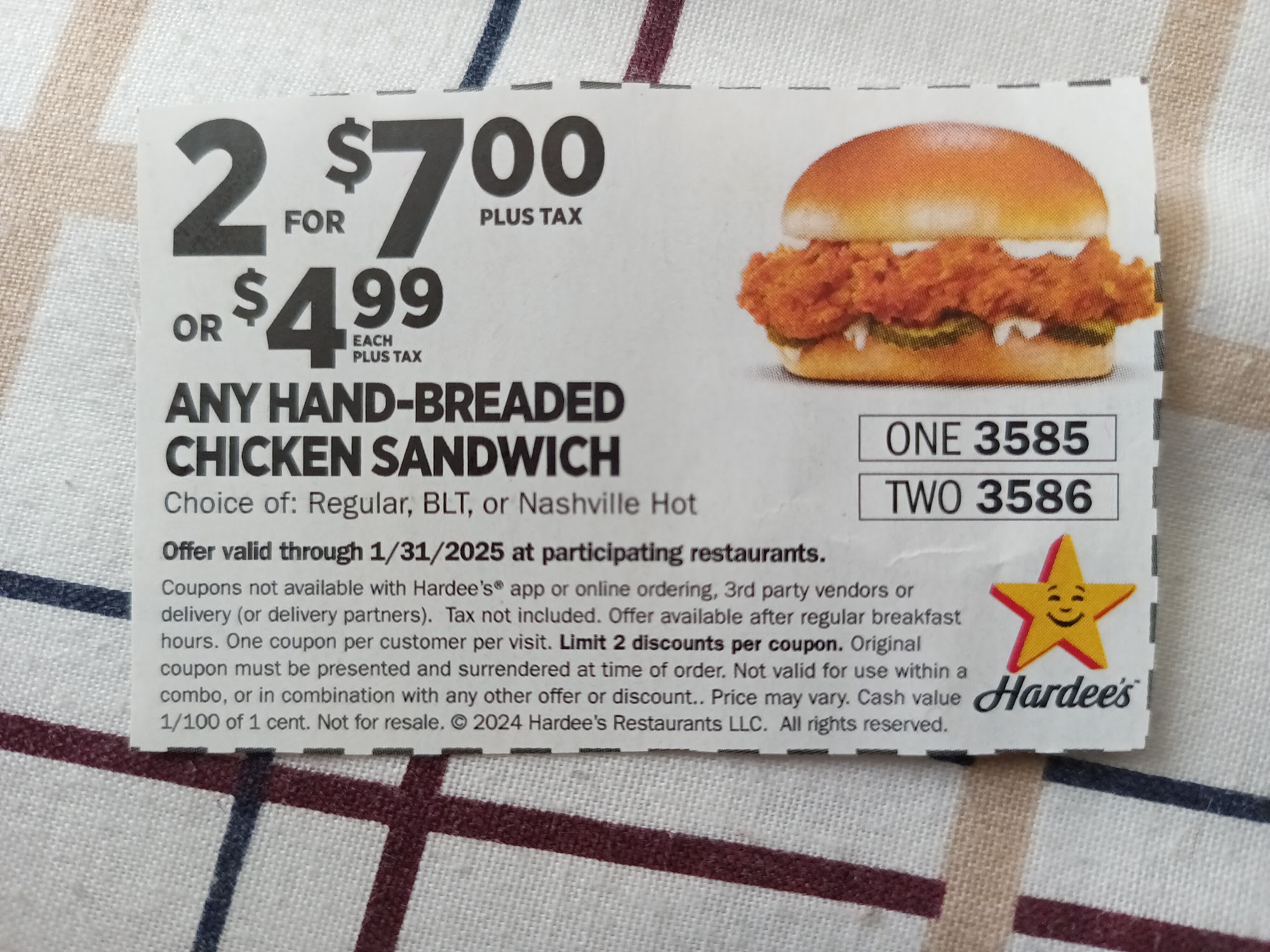 Hardee’s Menu