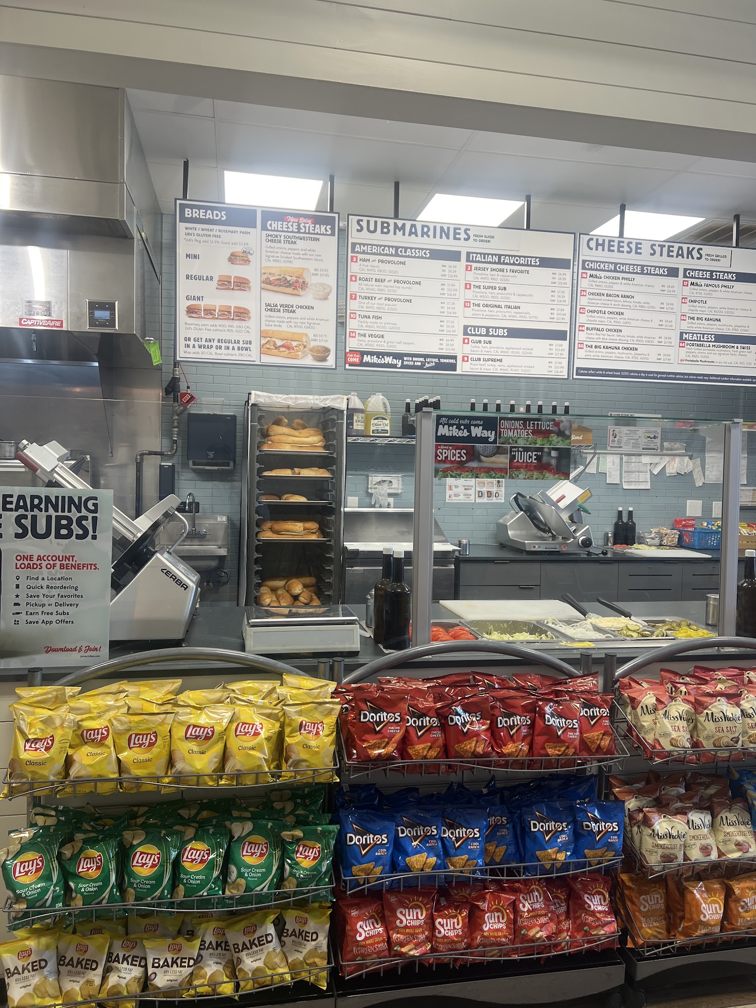 Jersey Mike's Subs Menu