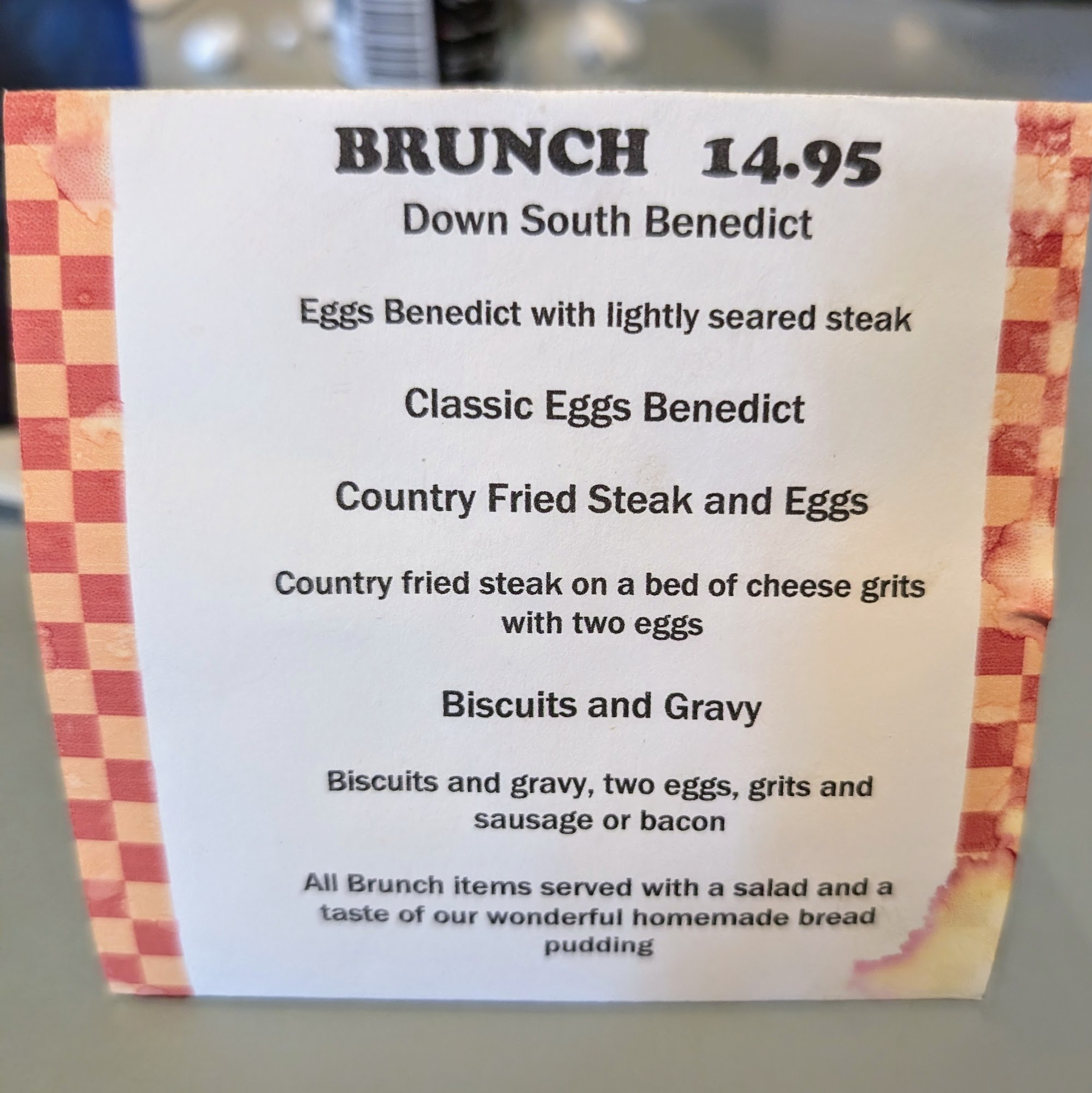 Down South Kitchen Menu