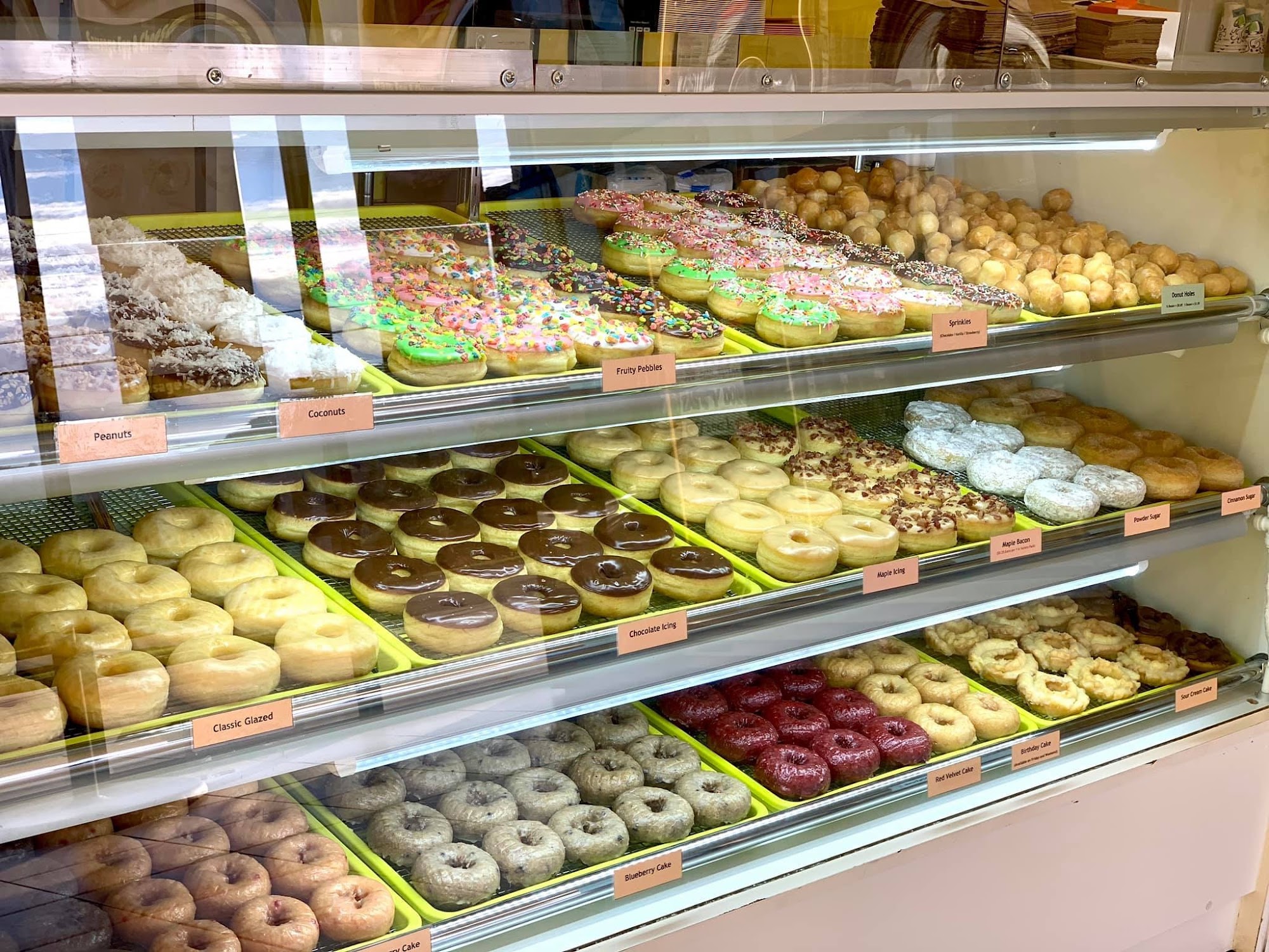 Tasty Donuts Guntersville Menu