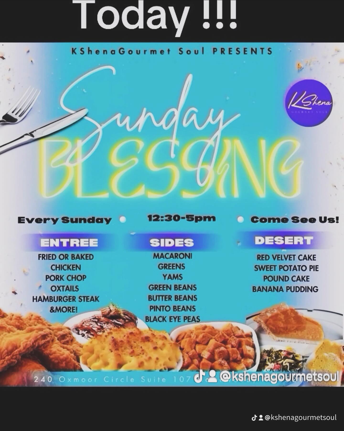 Kshenagourmetsoul Menu